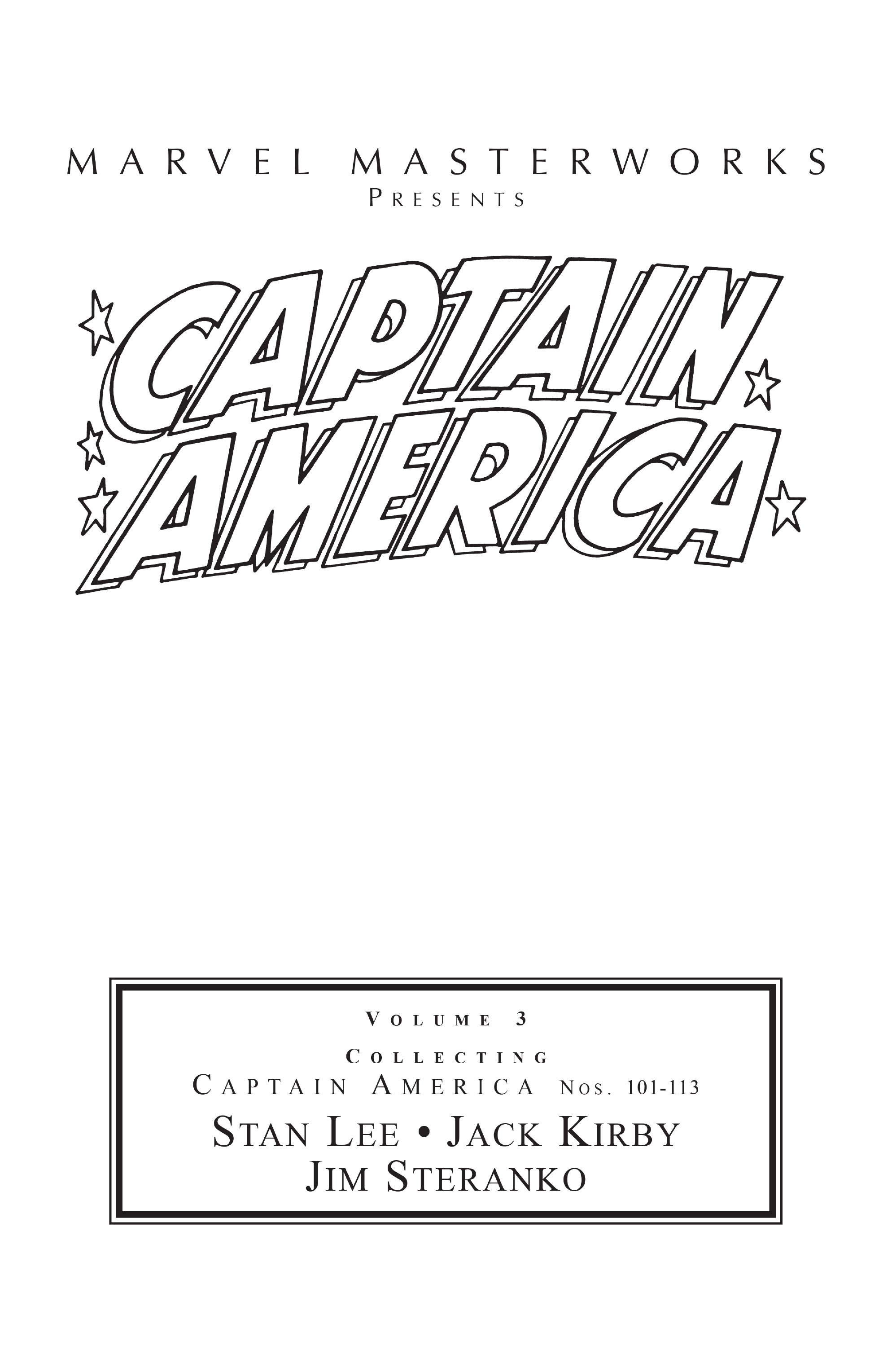 Read online Marvel Masterworks: Captain America comic -  Issue # TPB 3 (Part 1) - 2