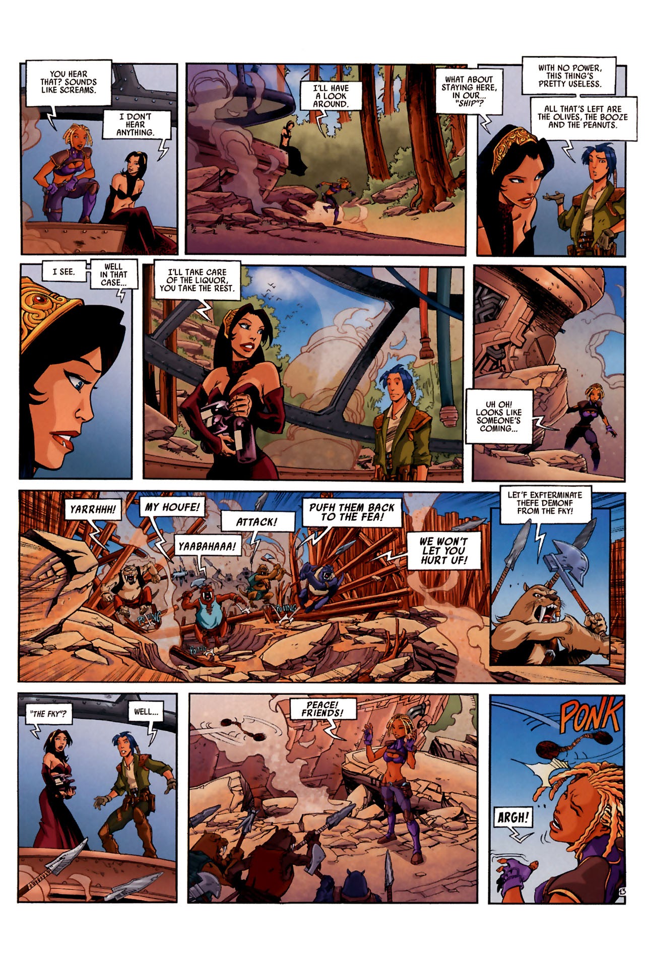 Read online Ythaq: The Forsaken World comic -  Issue #1 - 18