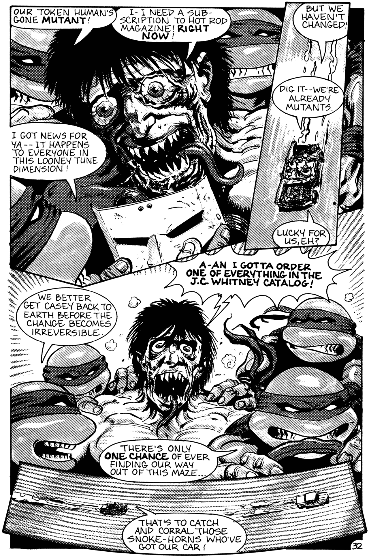 Read online Teenage Mutant Ninja Turtles (1984) comic -  Issue #30 - 33