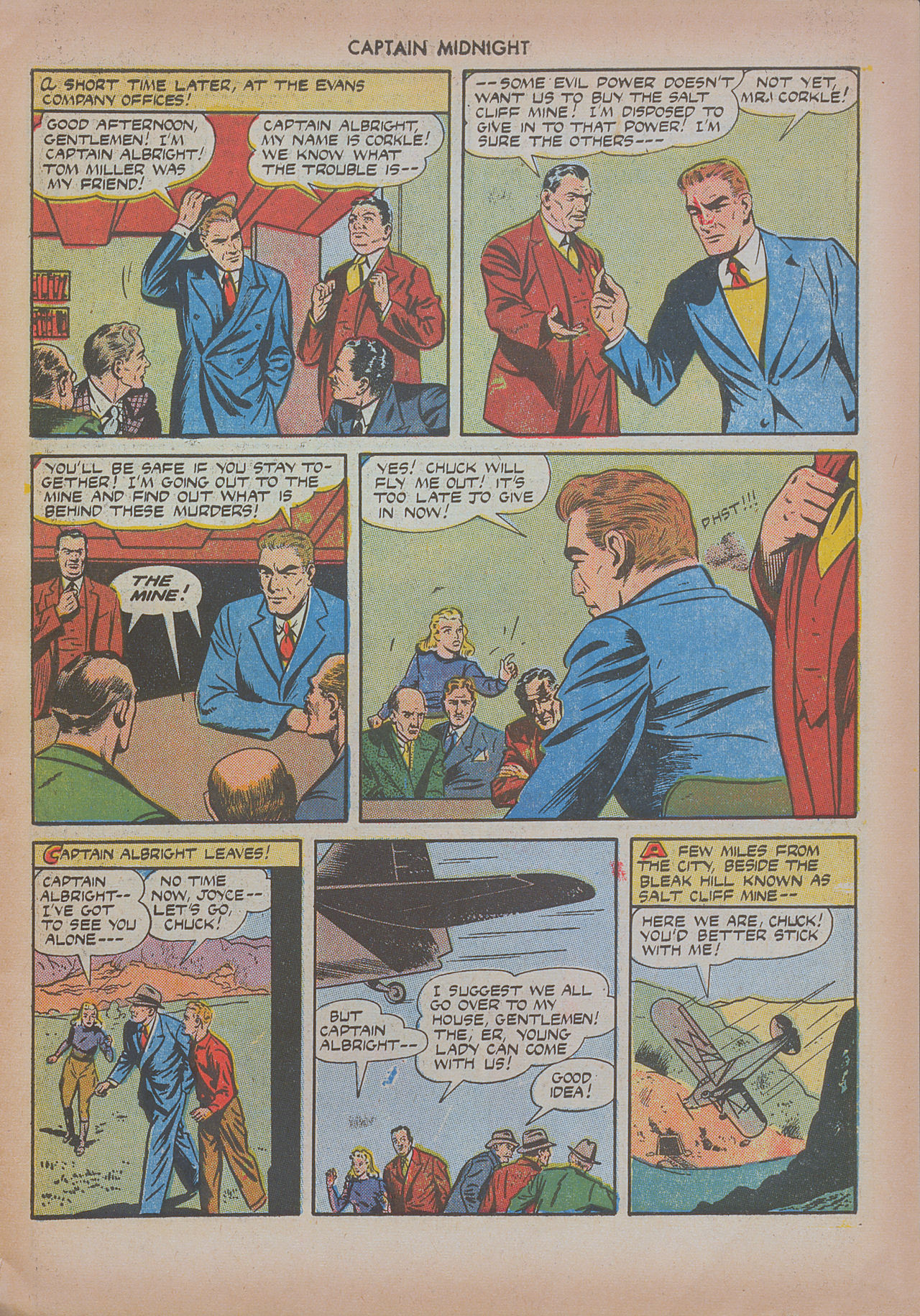Read online Captain Midnight (1942) comic -  Issue #20 - 19