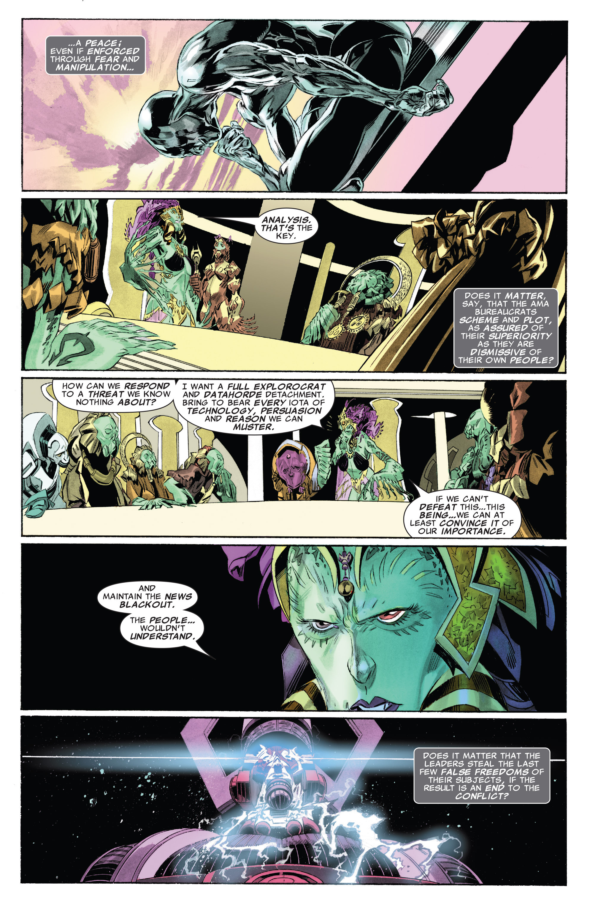 Read online Silver Surfer: In Thy Name comic -  Issue #4 - 9