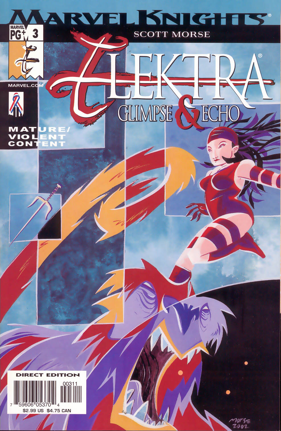Read online Elektra: Glimpse & Echo comic -  Issue #3 - 1