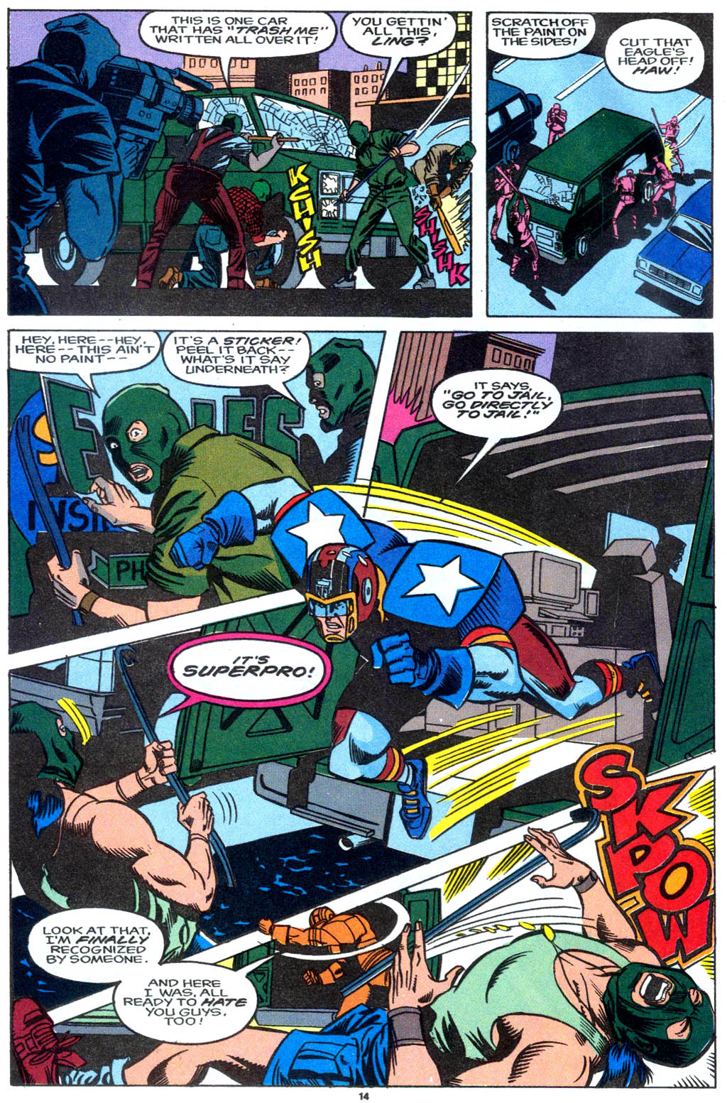 Read online NFL SuperPro comic -  Issue #3 - 11