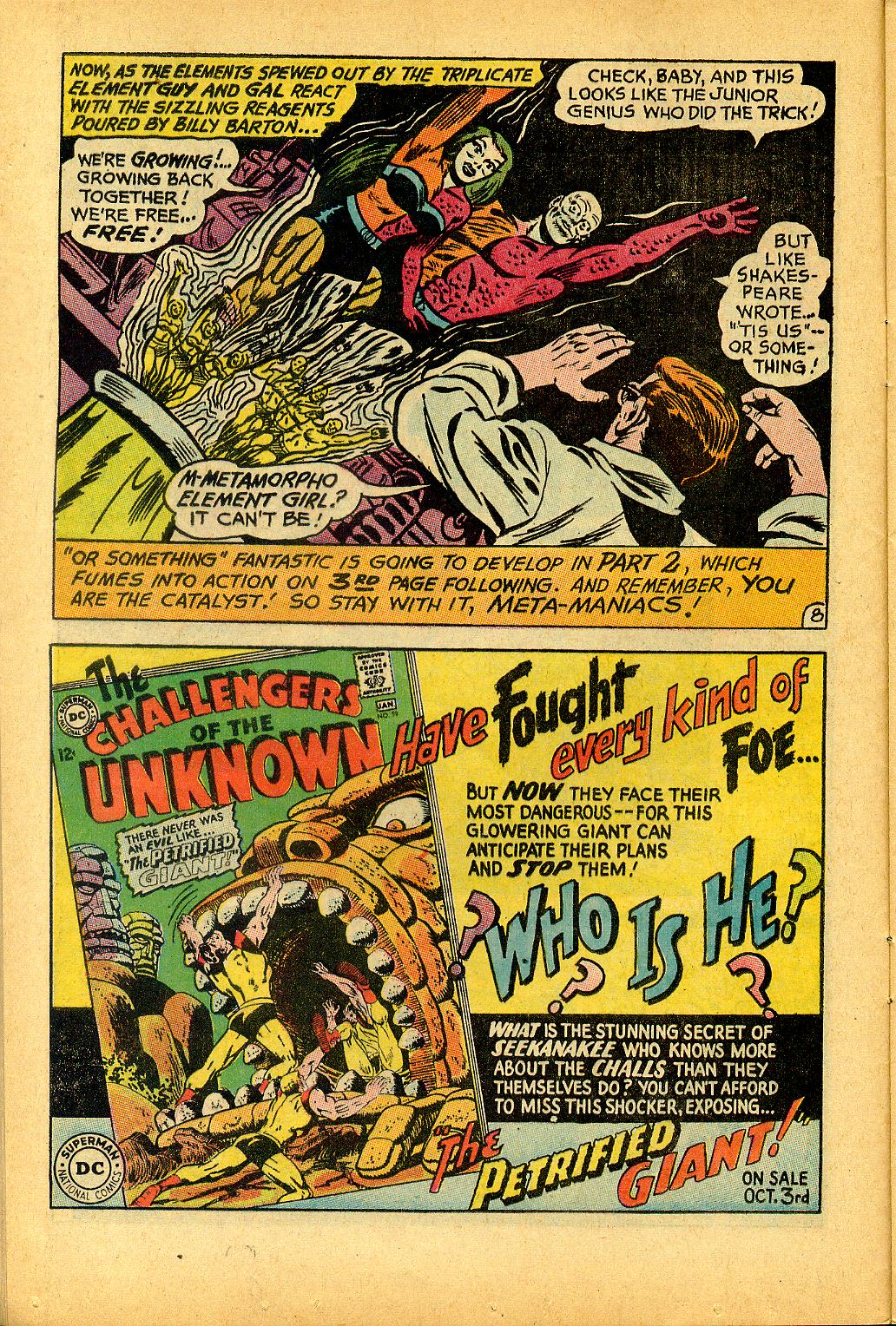 Read online Metamorpho comic -  Issue #15 - 10