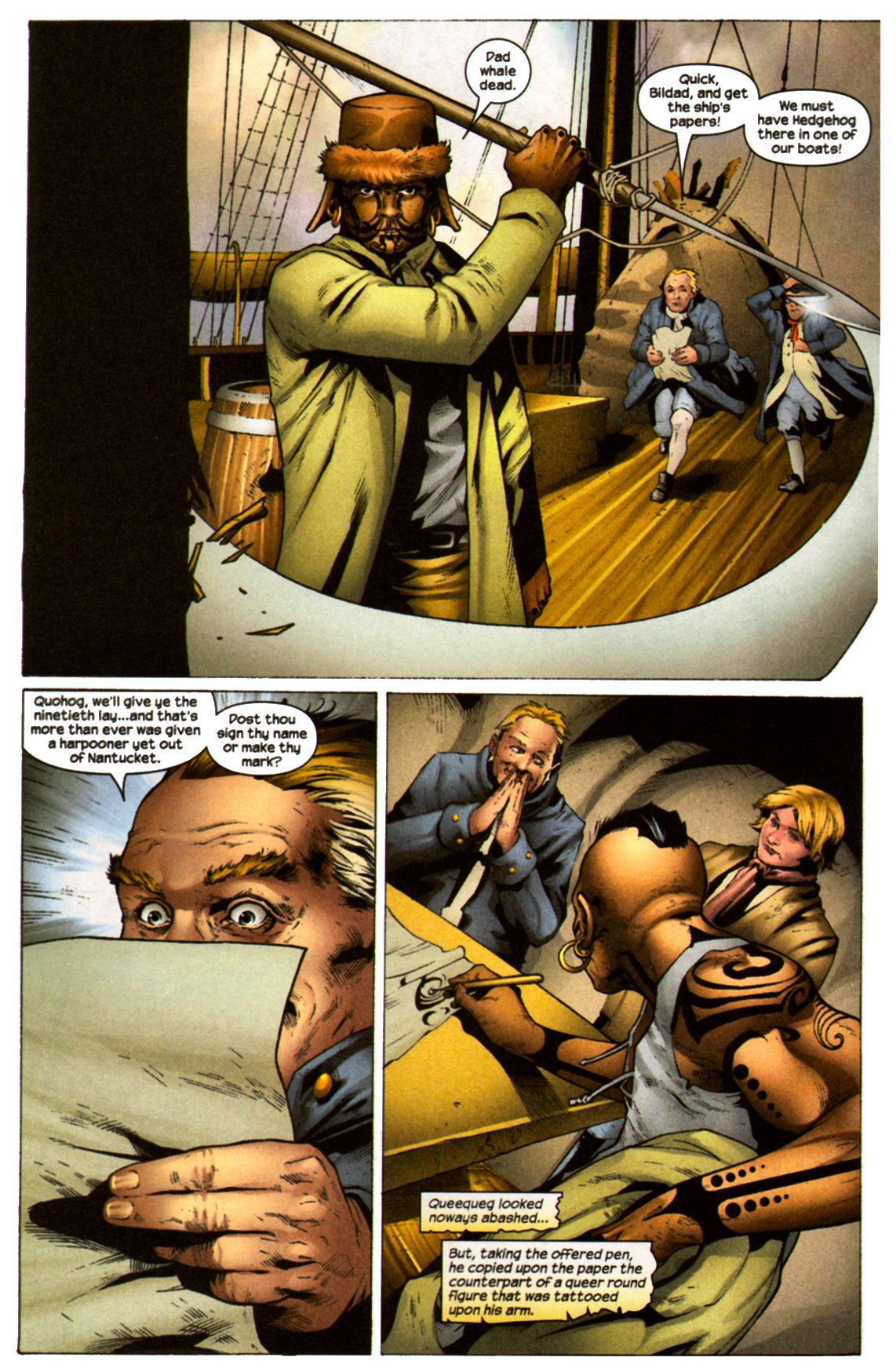 Read online Marvel Illustrated: Moby Dick comic -  Issue # TPB - 26