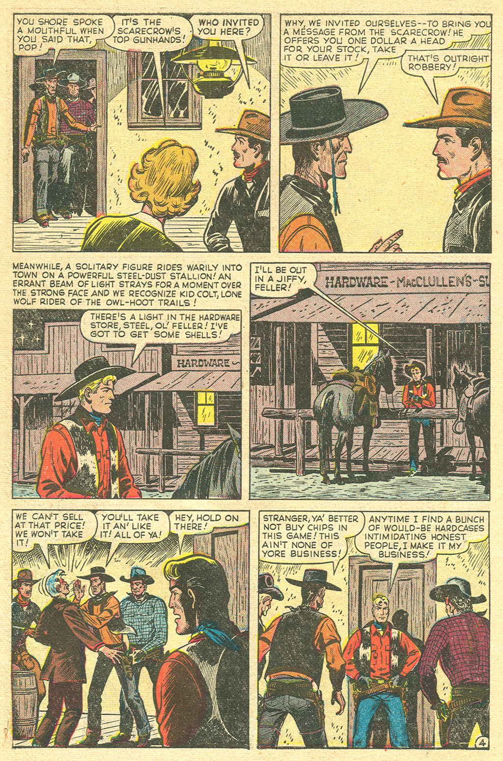 Read online Kid Colt Outlaw comic -  Issue #5 - 6