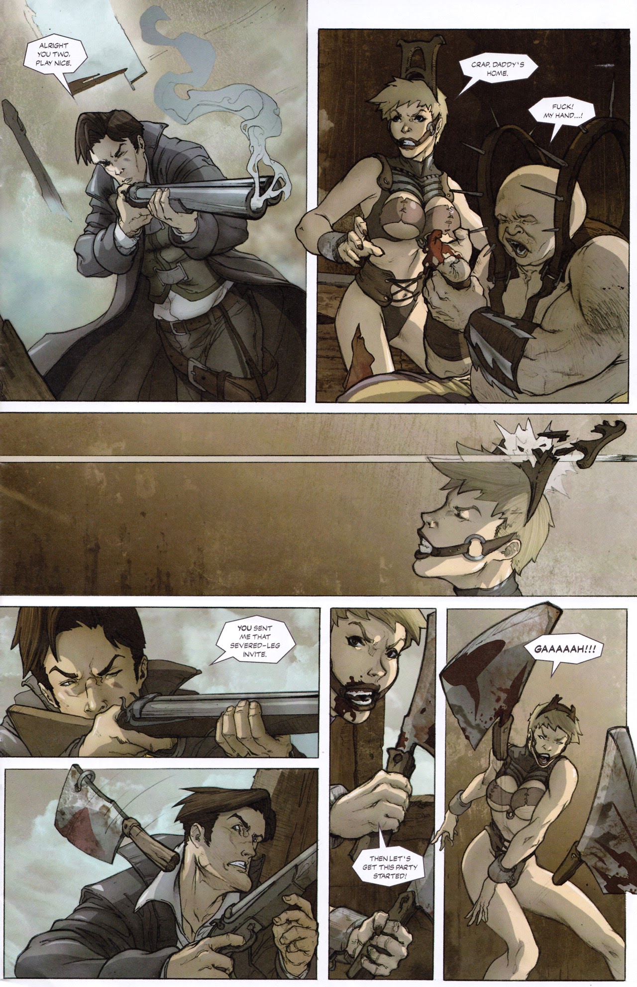 Read online Gore comic -  Issue #4 - 9