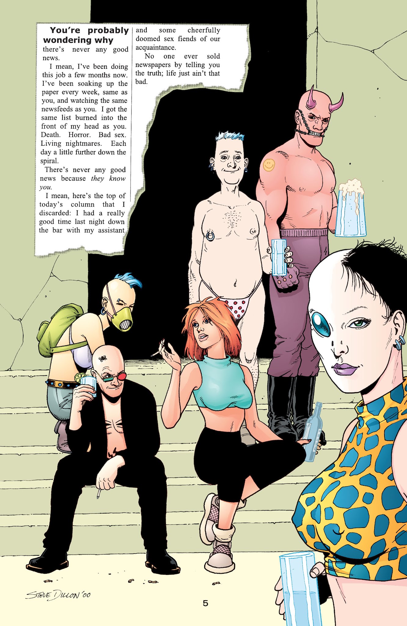 Read online Transmetropolitan comic -  Issue # Issue I Hate It Here - 6