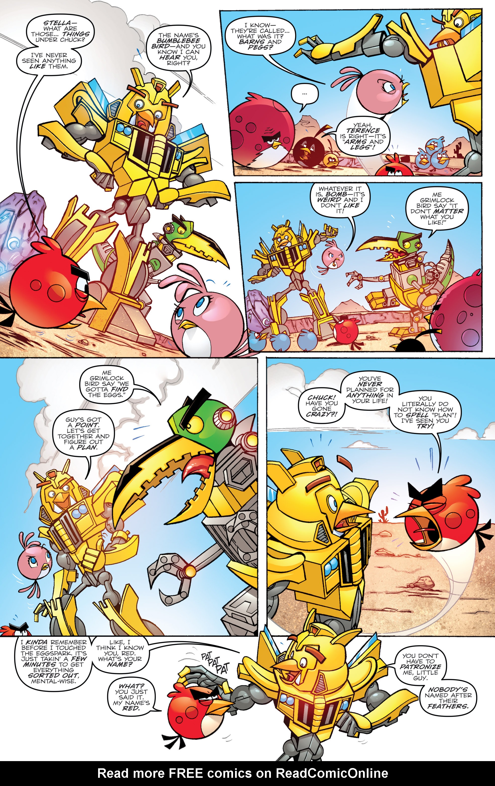 Read online Angry Birds Transformers comic -  Issue #2 - 4