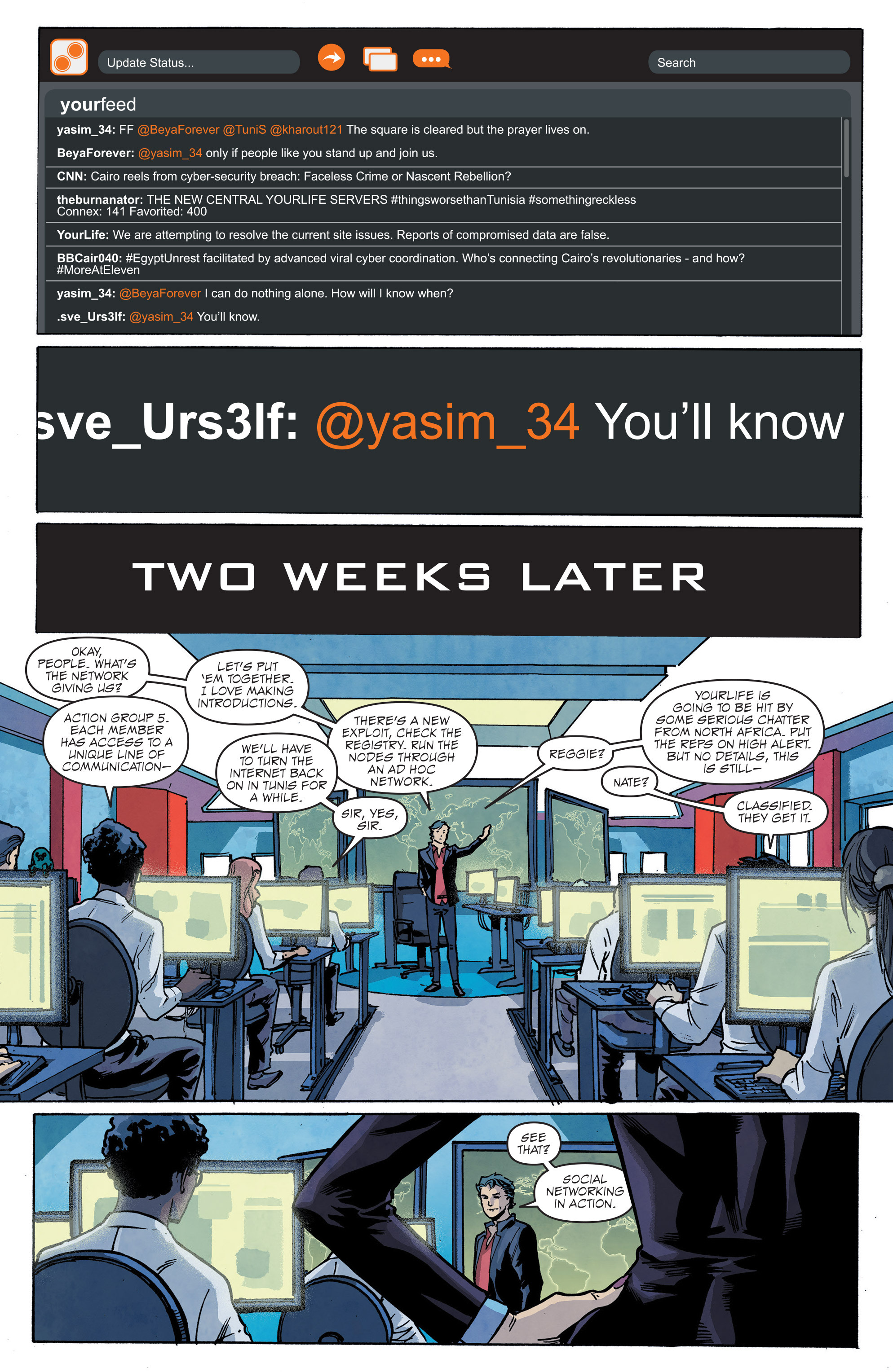 Read online Hacktivist comic -  Issue #2 - 7