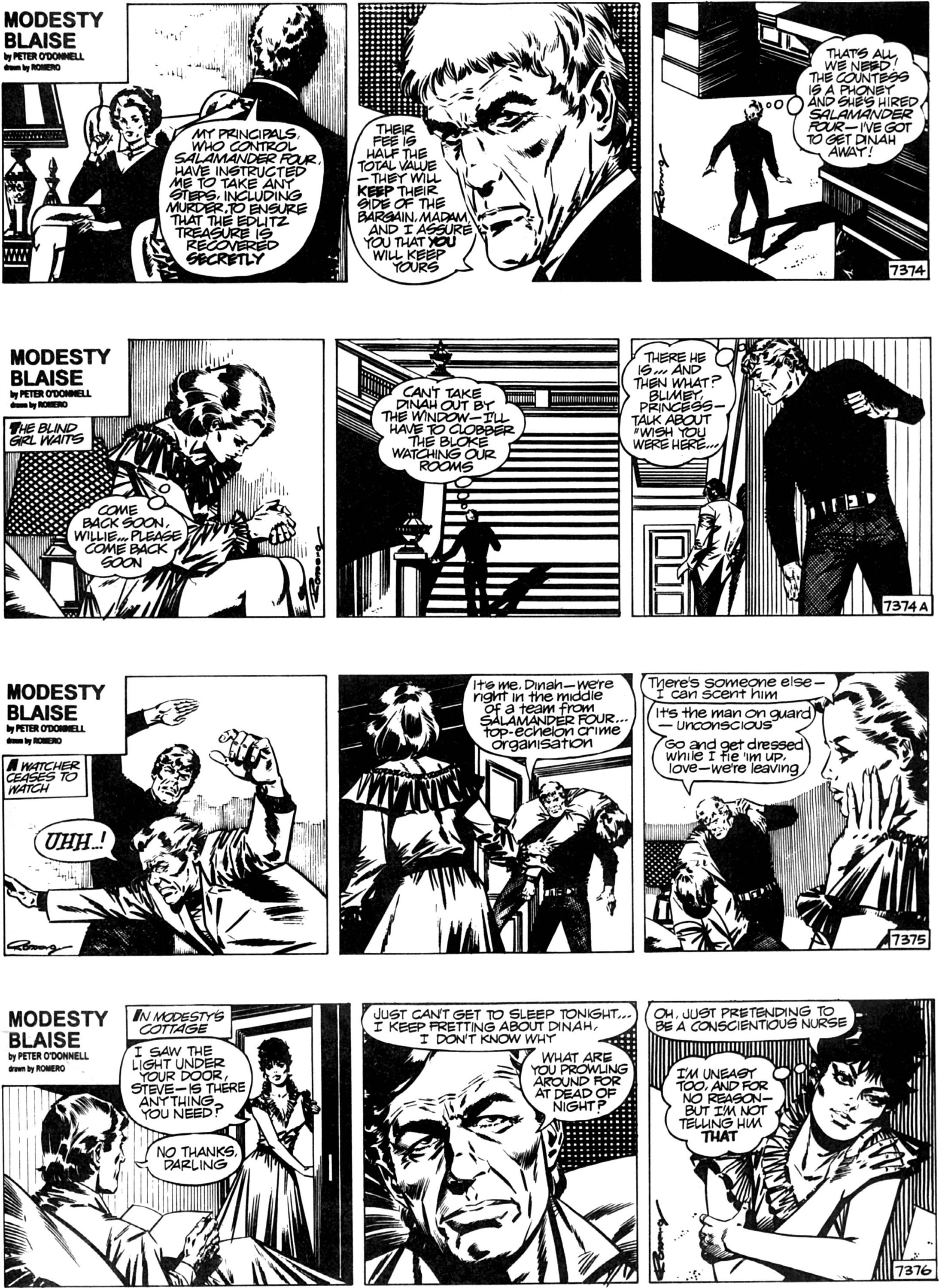 Read online Modesty Blaise: Lady in the Dark comic -  Issue # Full - 12