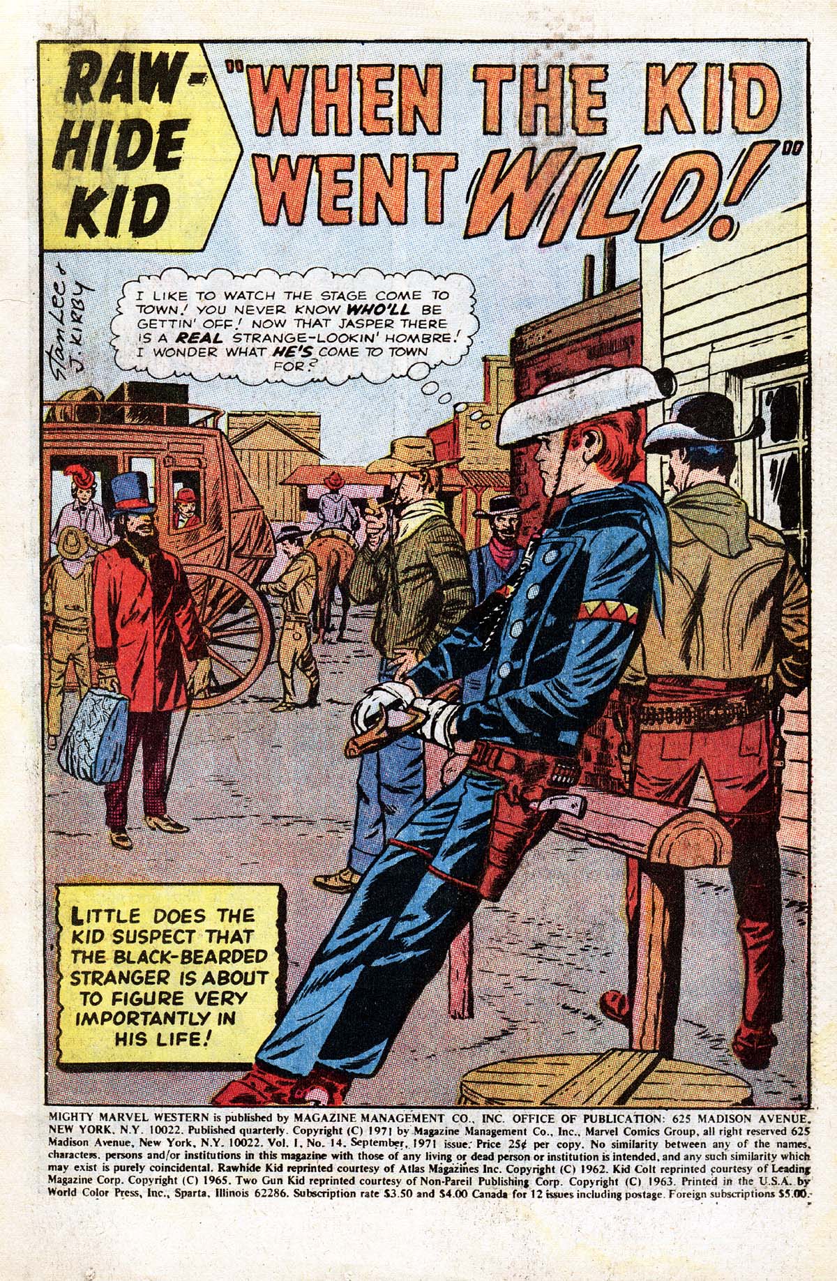 Read online The Mighty Marvel Western comic -  Issue #14 - 2