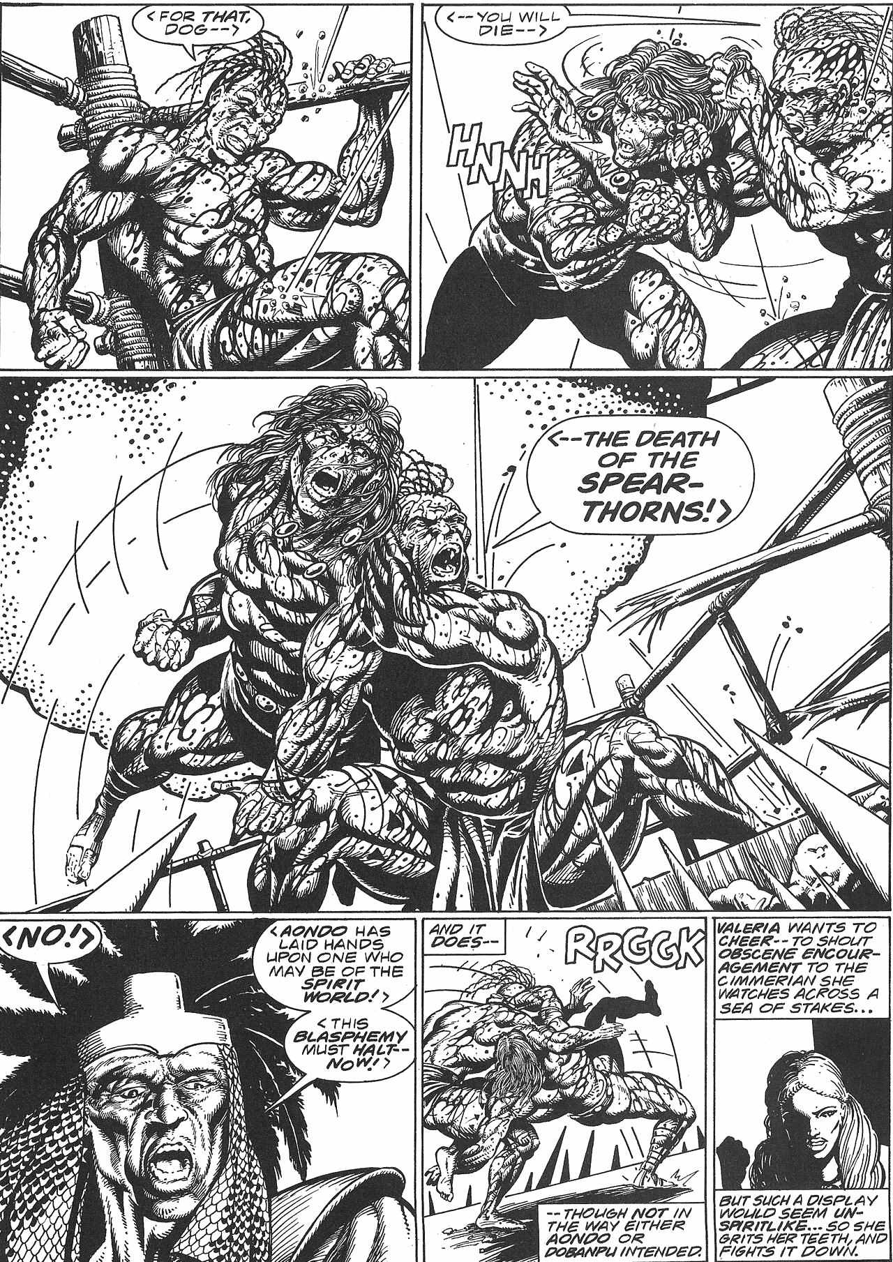 Read online The Savage Sword Of Conan comic -  Issue #213 - 19
