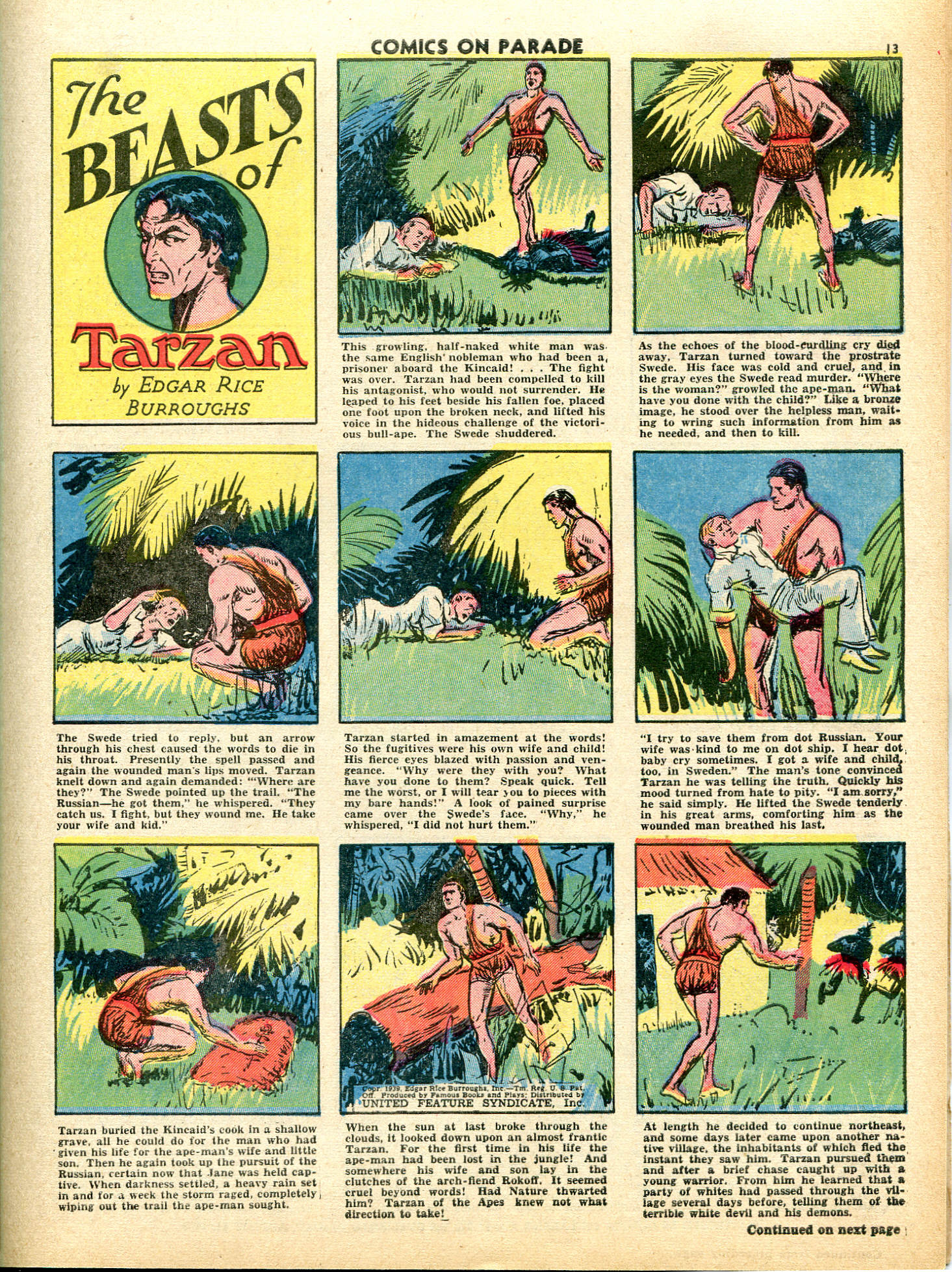 Read online Comics on Parade comic -  Issue #17 - 14