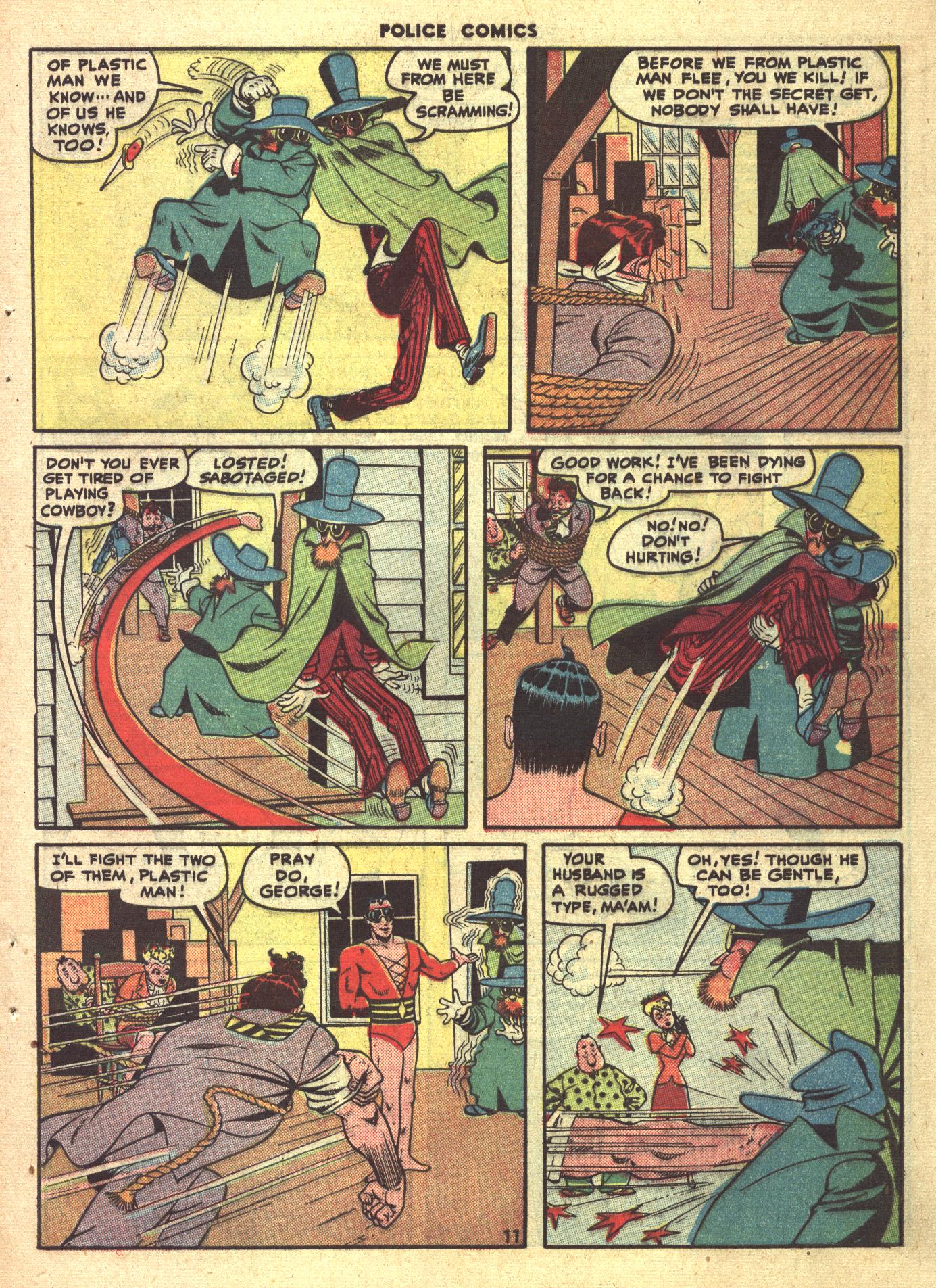 Read online Police Comics comic -  Issue #65 - 13