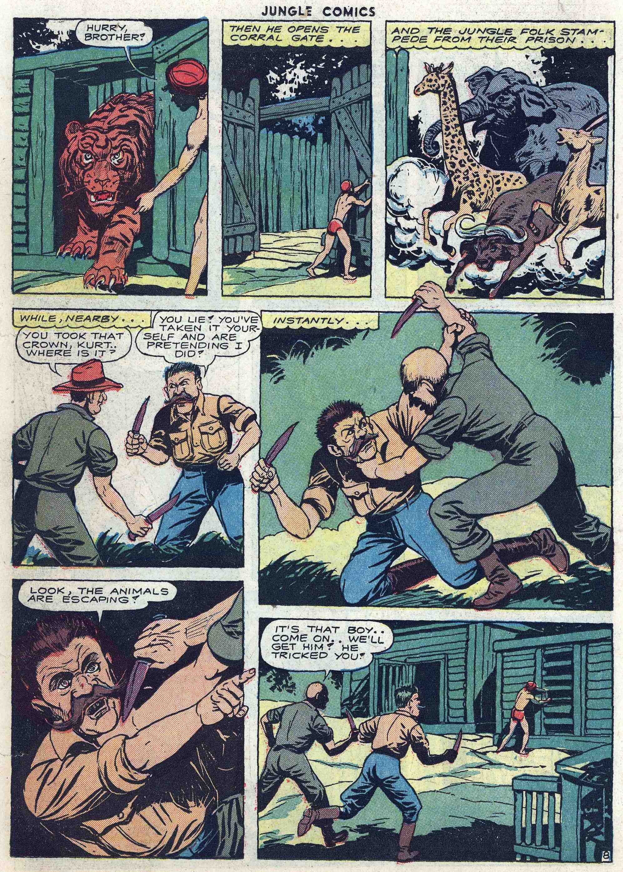 Read online Jungle Comics comic -  Issue #47 - 34