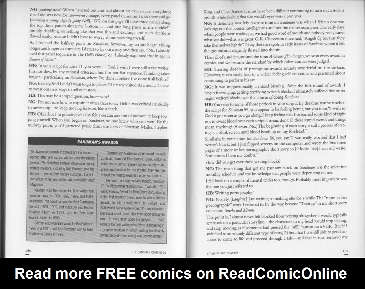 Read online The Sandman Companion comic -  Issue # TPB - 145