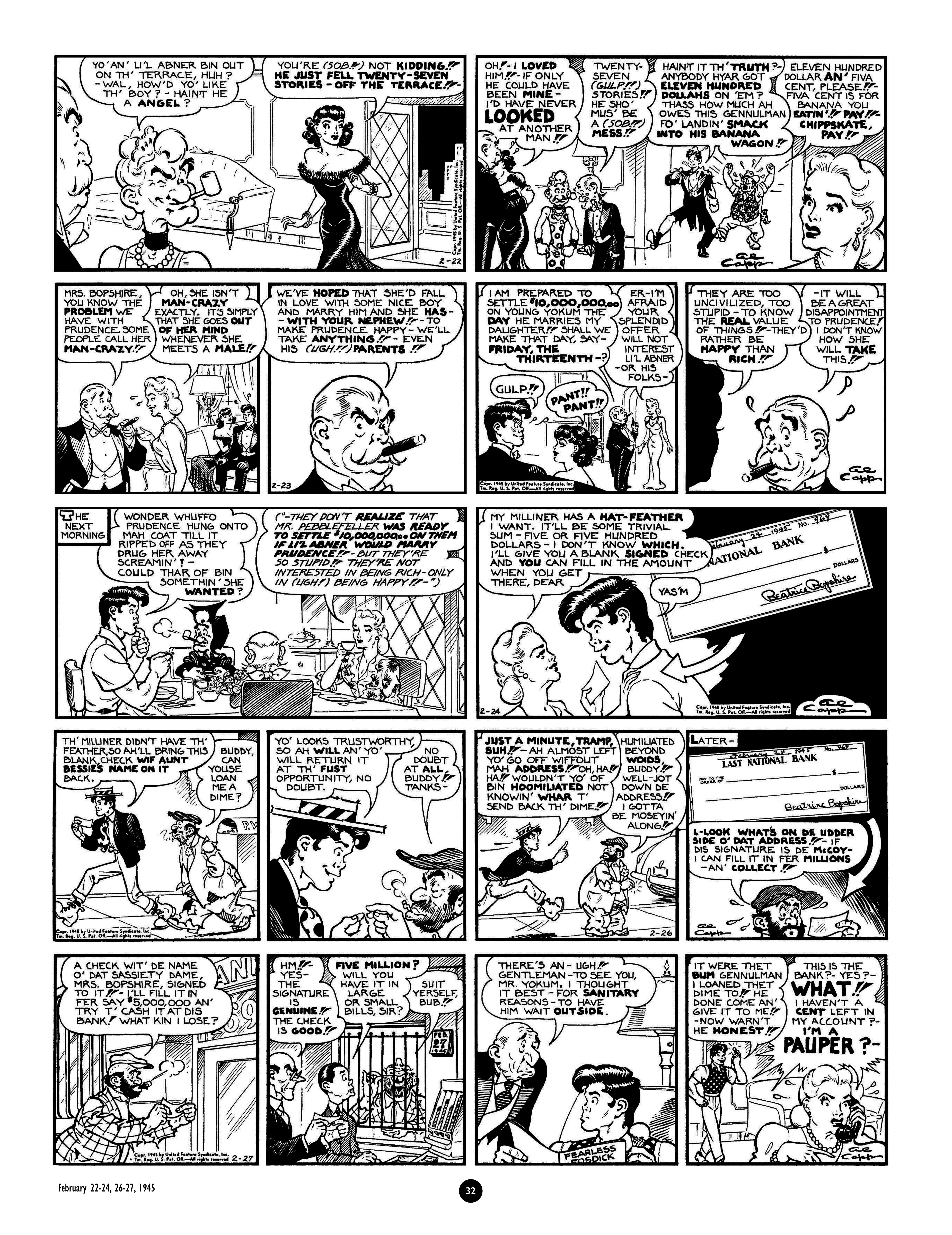 Read online Al Capp's Li'l Abner Complete Daily & Color Sunday Comics comic -  Issue # TPB 6 (Part 1) - 32