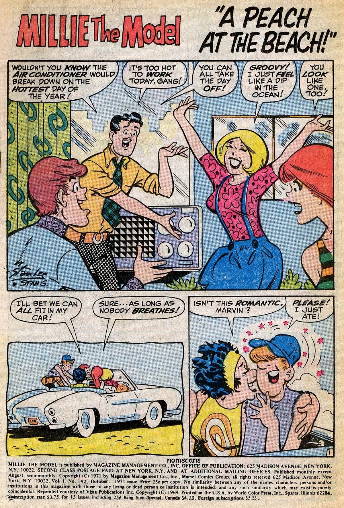 Read online Millie the Model comic -  Issue #192 - 2