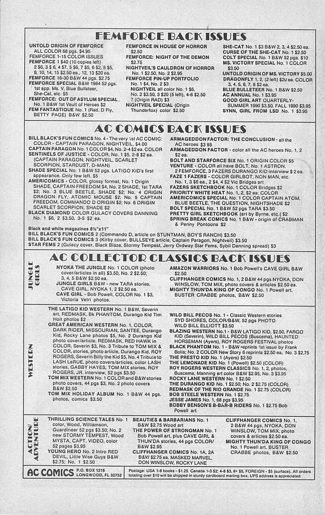 Read online Femforce comic -  Issue #31 - 42