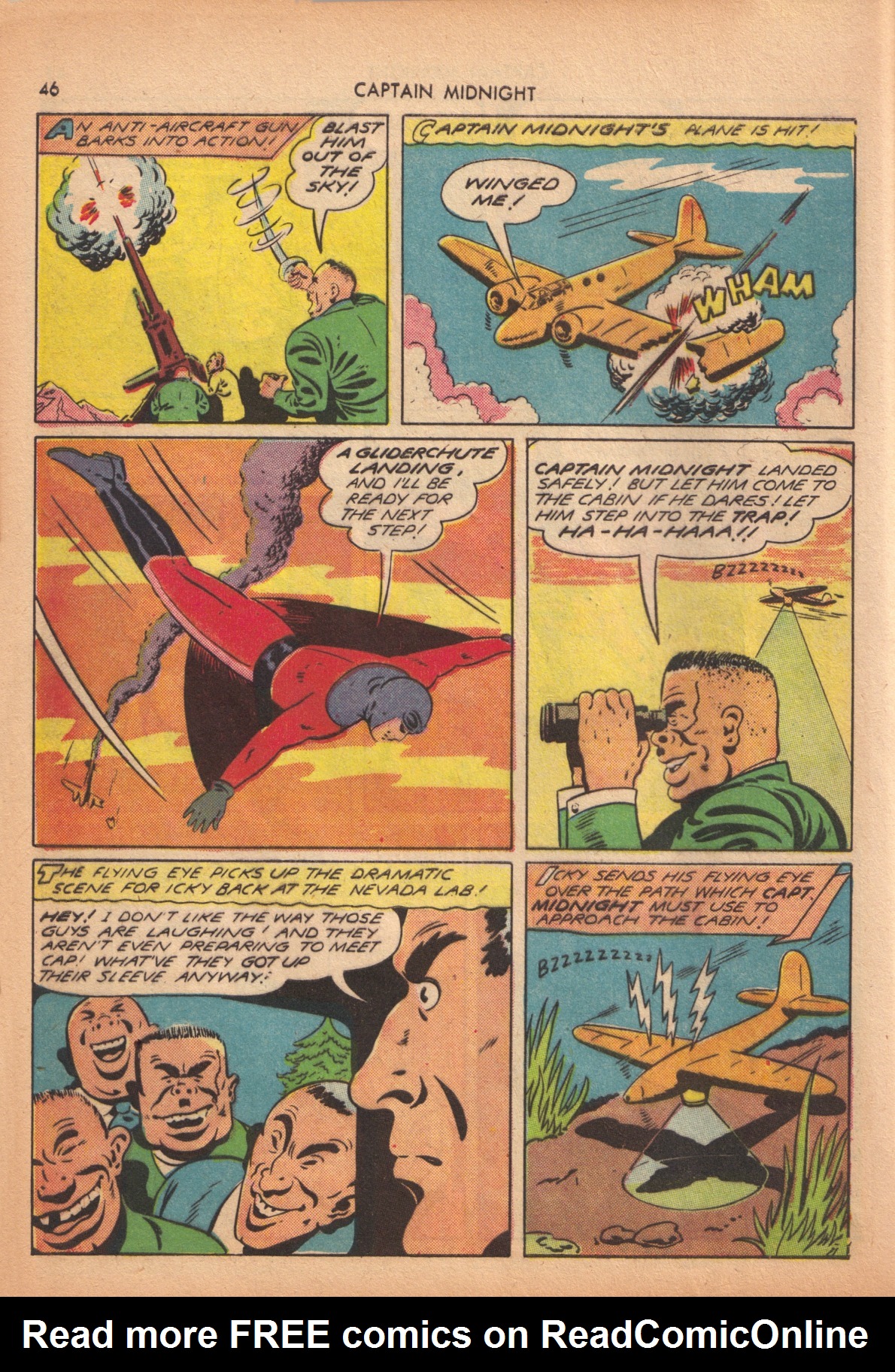 Read online Captain Midnight (1942) comic -  Issue #10 - 42