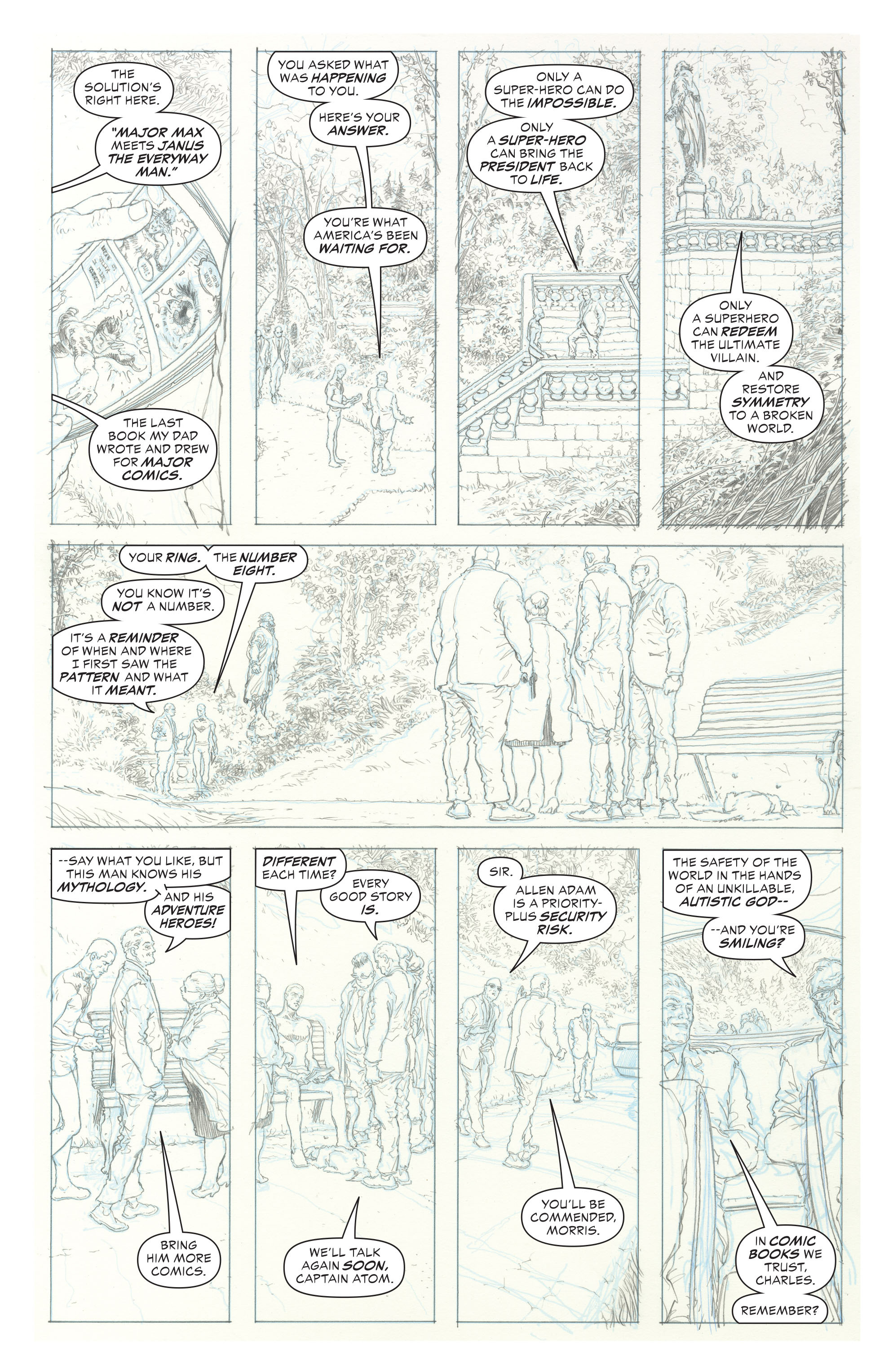 Read online The Multiversity: Pax Americana comic -  Issue # _Director's Cut - 28
