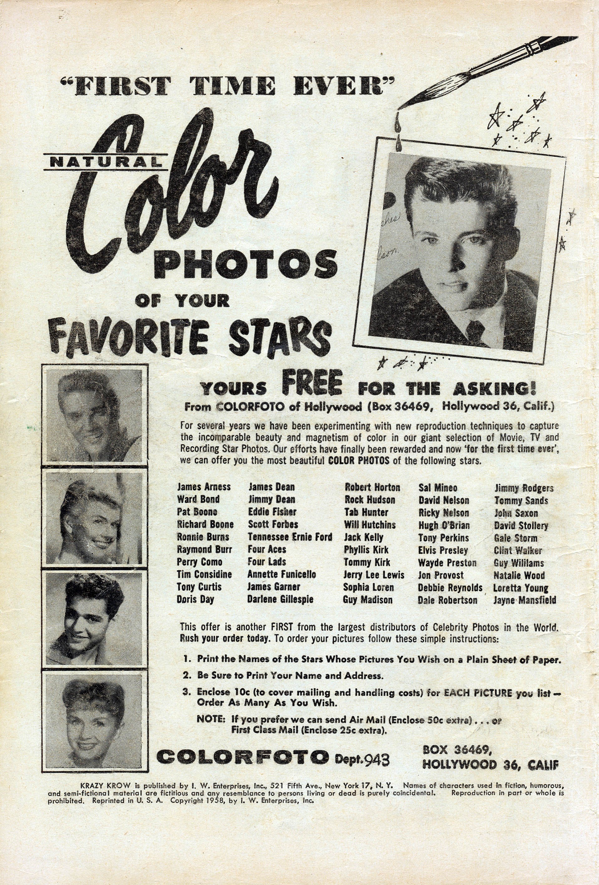 Read online Krazy Krow (1958) comic -  Issue #1 - 2