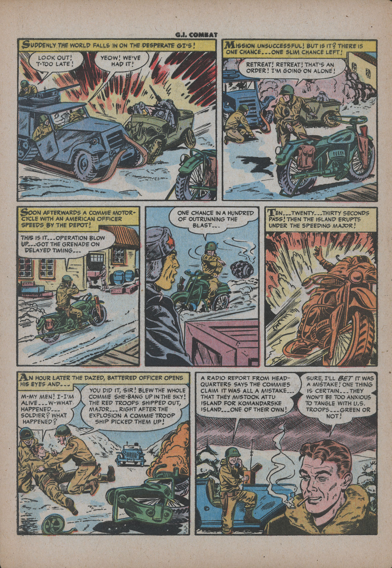 Read online G.I. Combat (1952) comic -  Issue #27 - 32