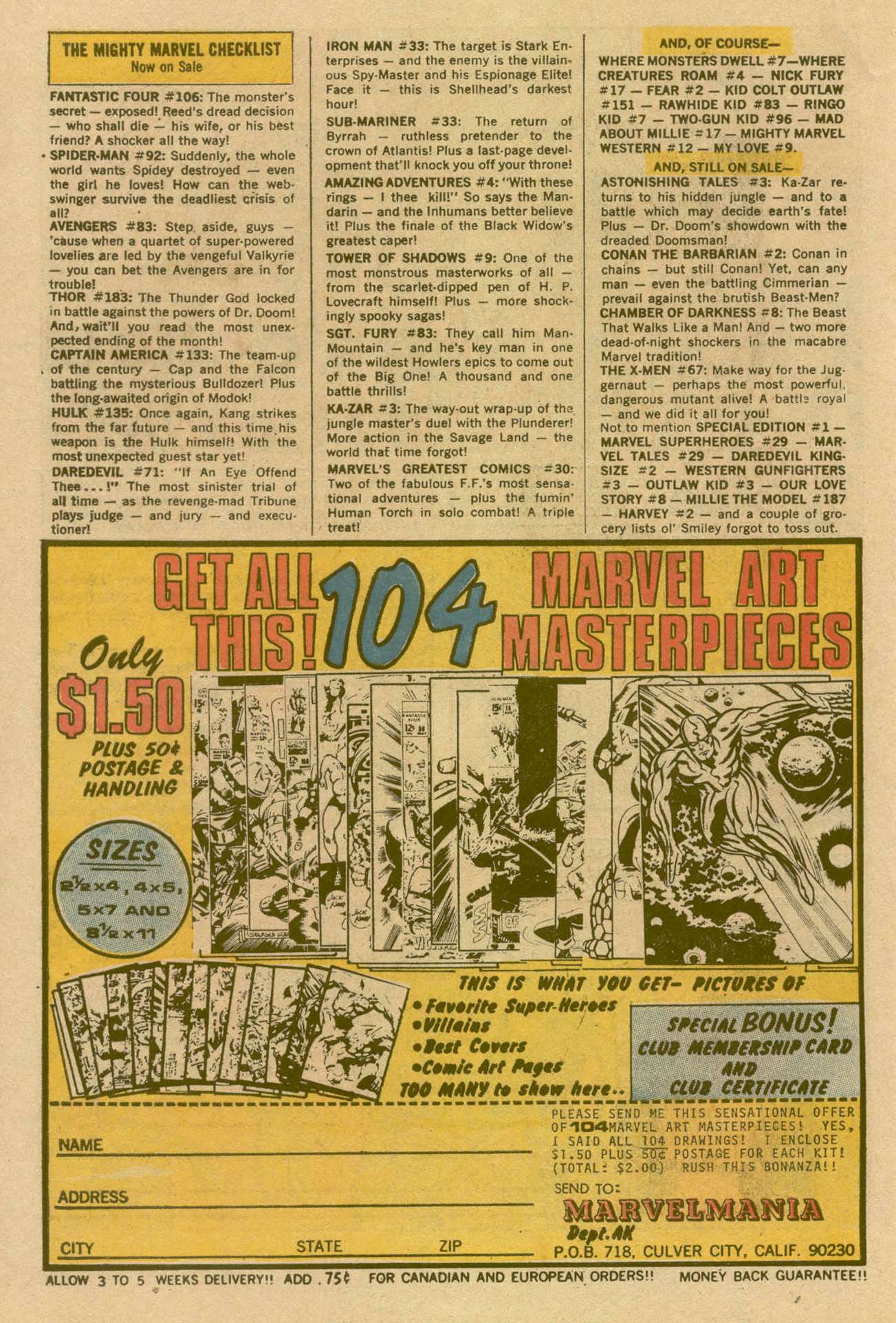 Read online Where Monsters Dwell (1970) comic -  Issue #7 - 10