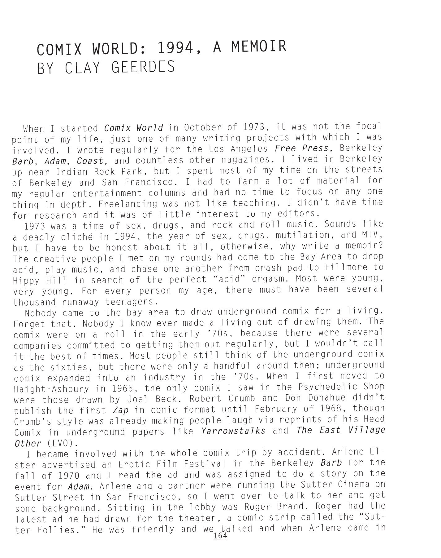 Read online NEWAVE! The Underground Mini Comix of the 1980's comic -  Issue # TPB (Part 2) - 58