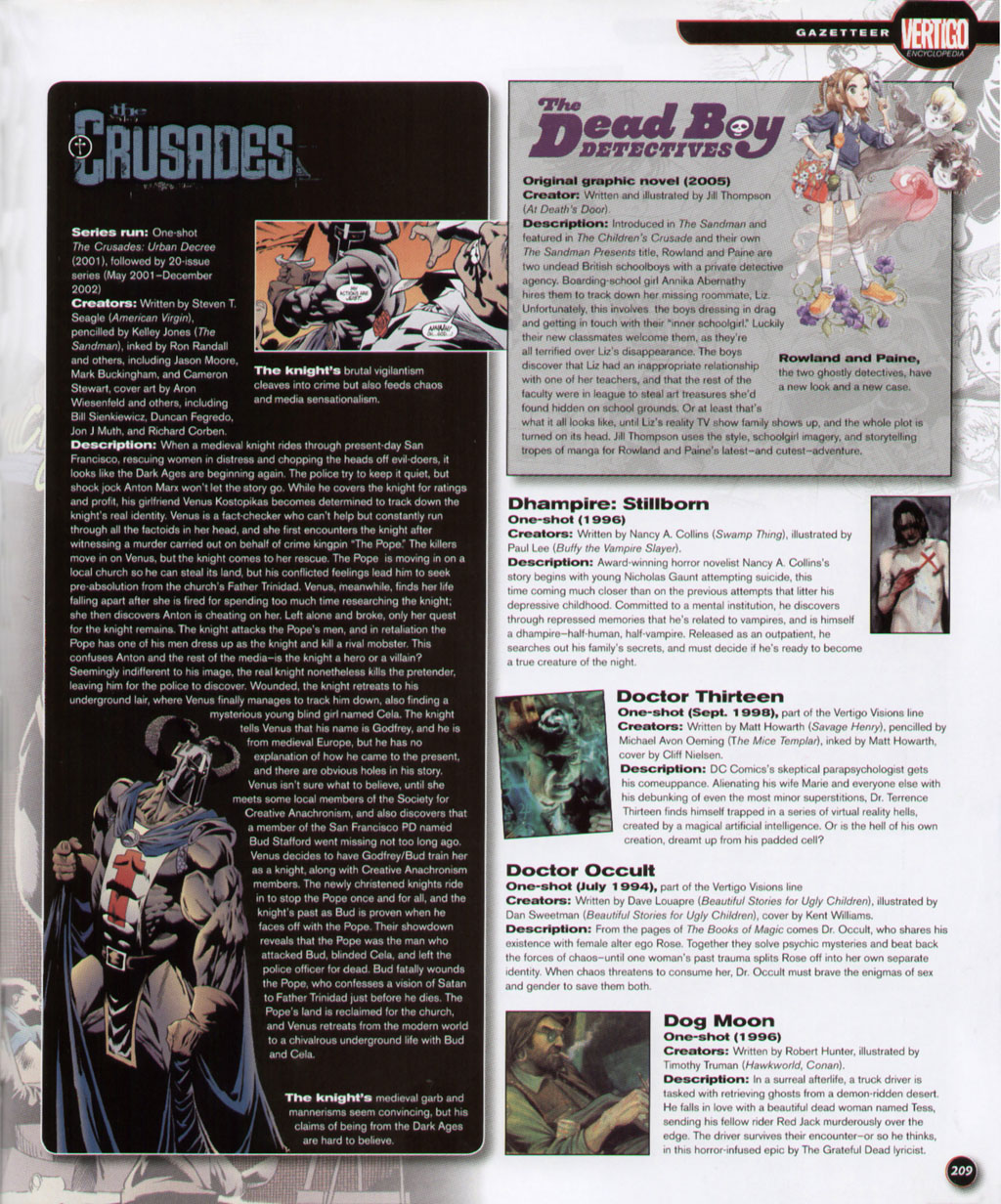 Read online The Vertigo Encyclopedia comic -  Issue # TPB (Part 3) - 9