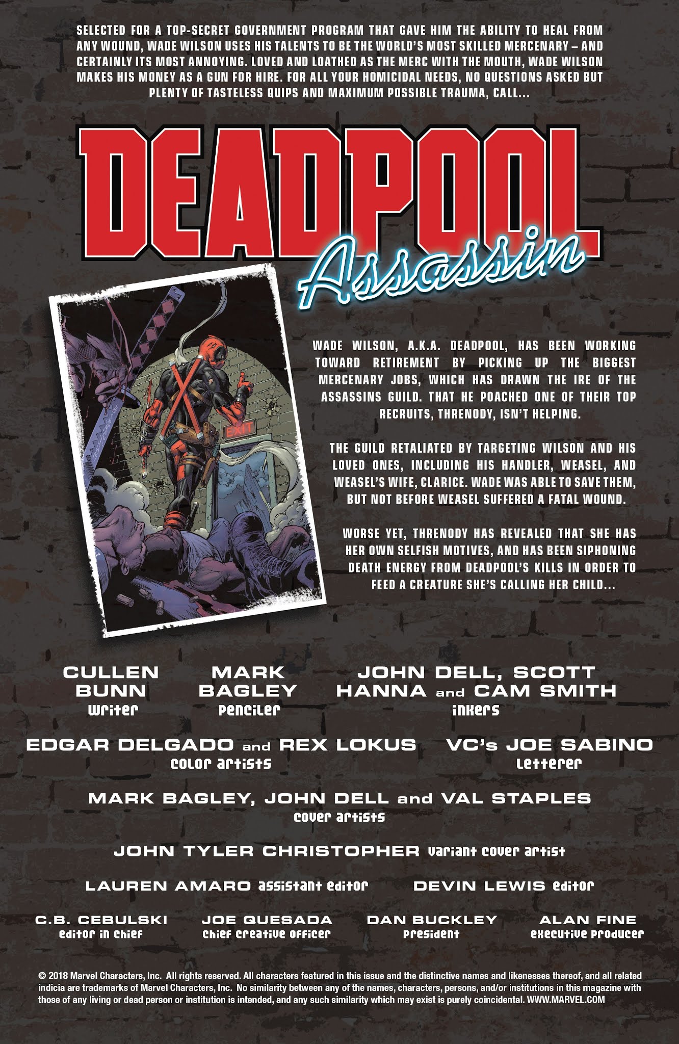 Read online Deadpool: Assassin comic -  Issue #6 - 2