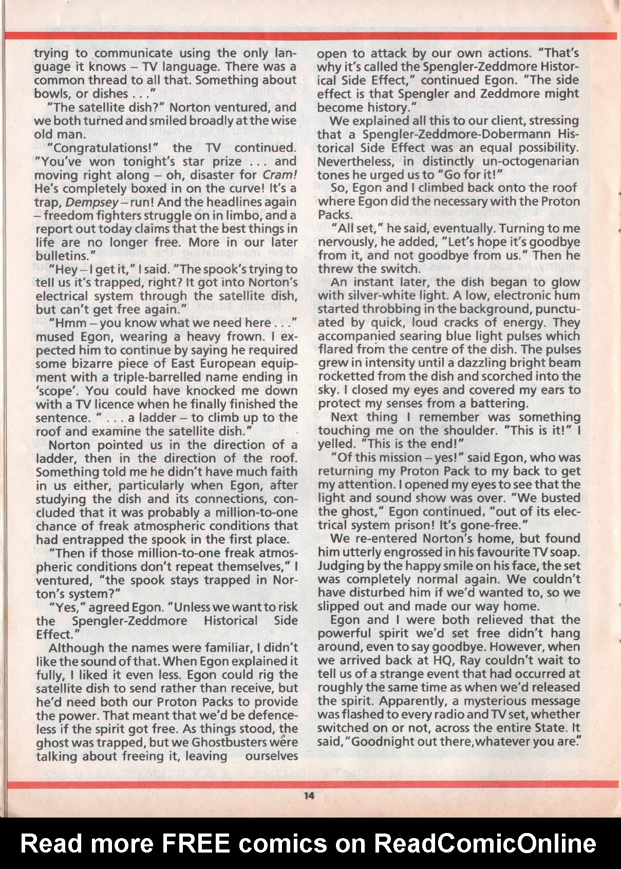 Read online The Real Ghostbusters comic -  Issue #25 - 14