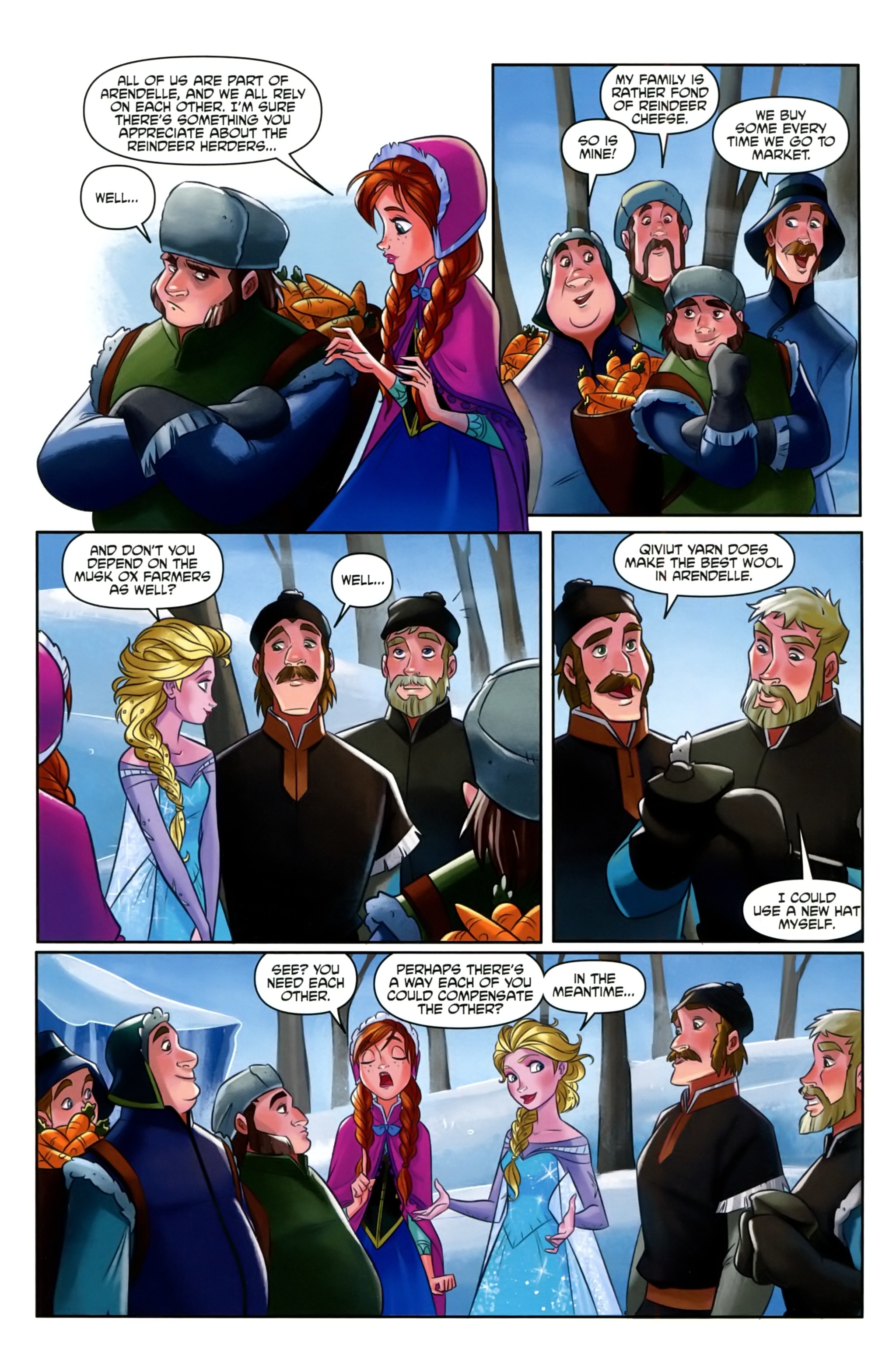 Read online Disney Frozen comic -  Issue #1 - 23