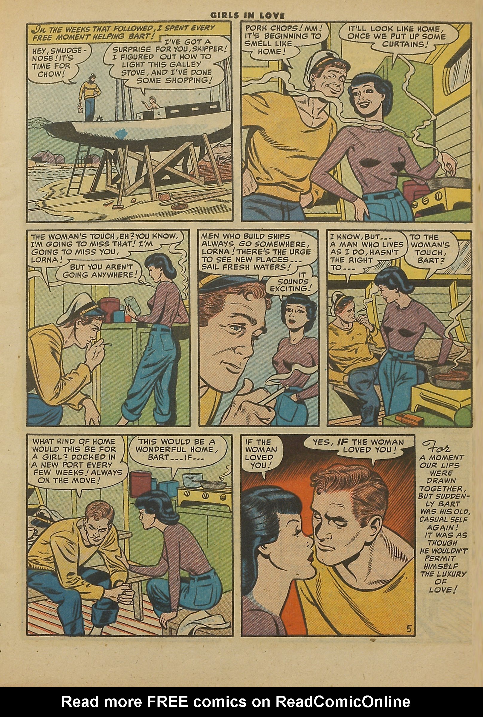Read online Girls in Love (1955) comic -  Issue #55 - 7