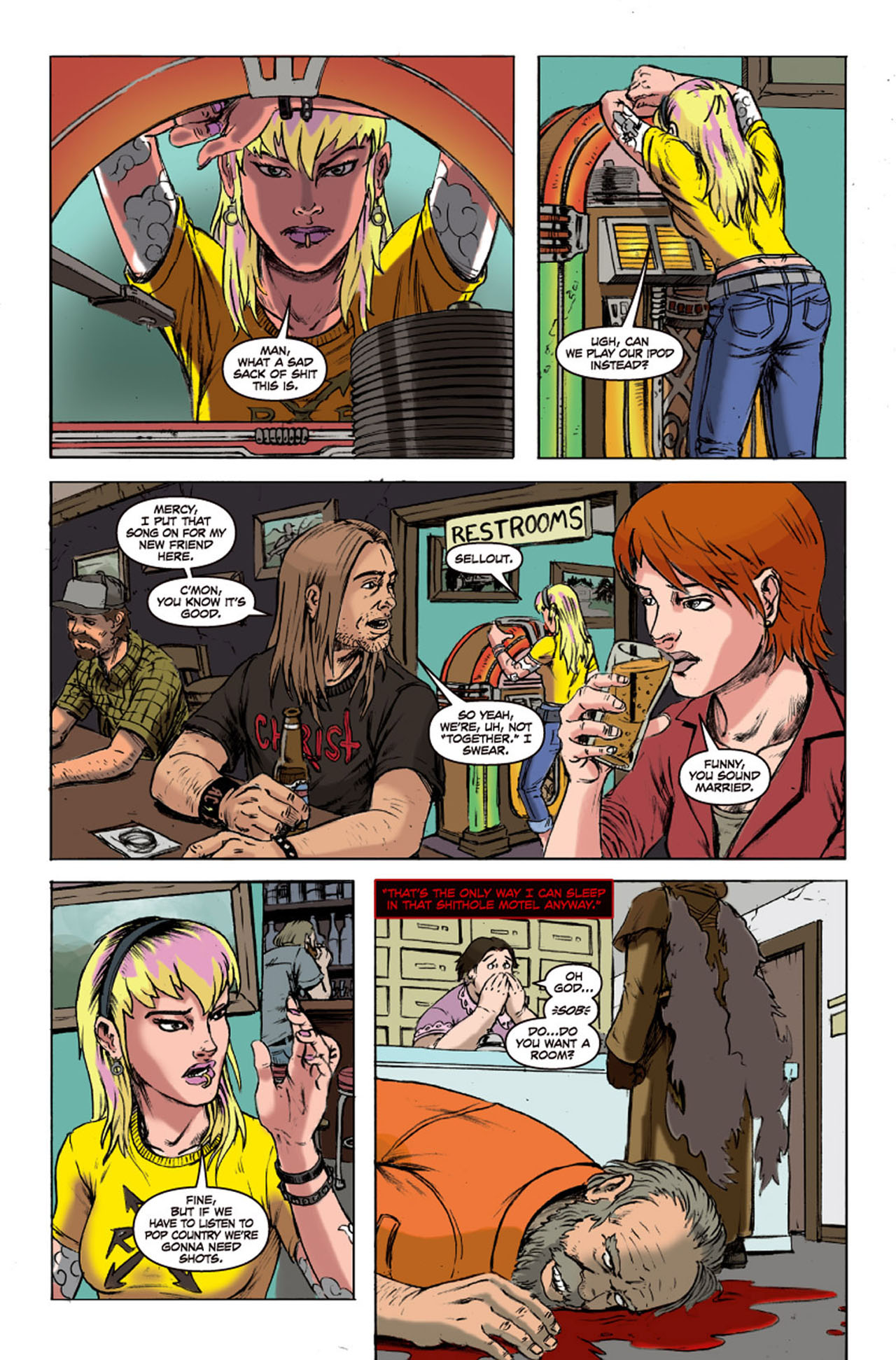 Read online Hack/Slash & Mercy Sparx: A Slice of Hell comic -  Issue #2 - 2