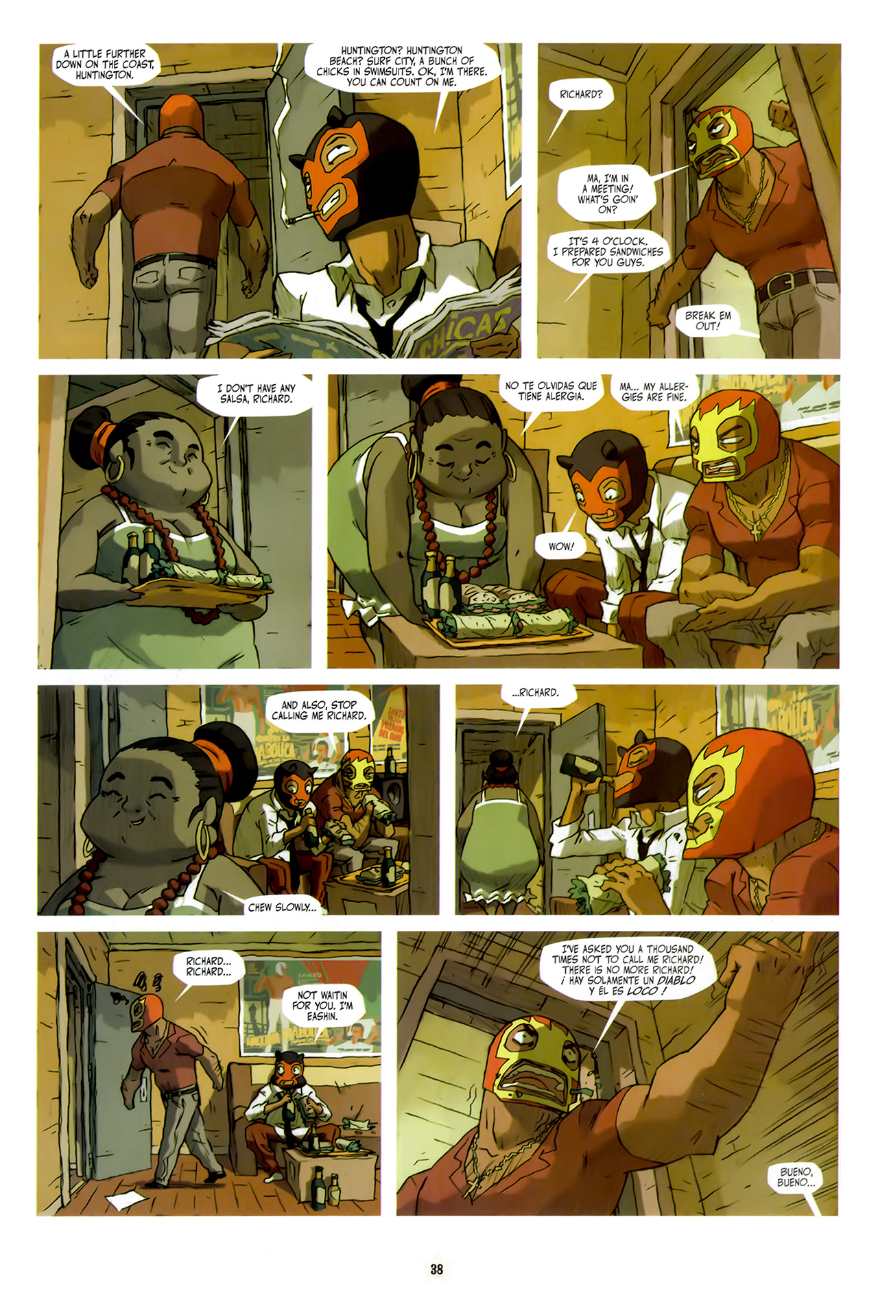 Read online Lucha Libre comic -  Issue #5 - 40