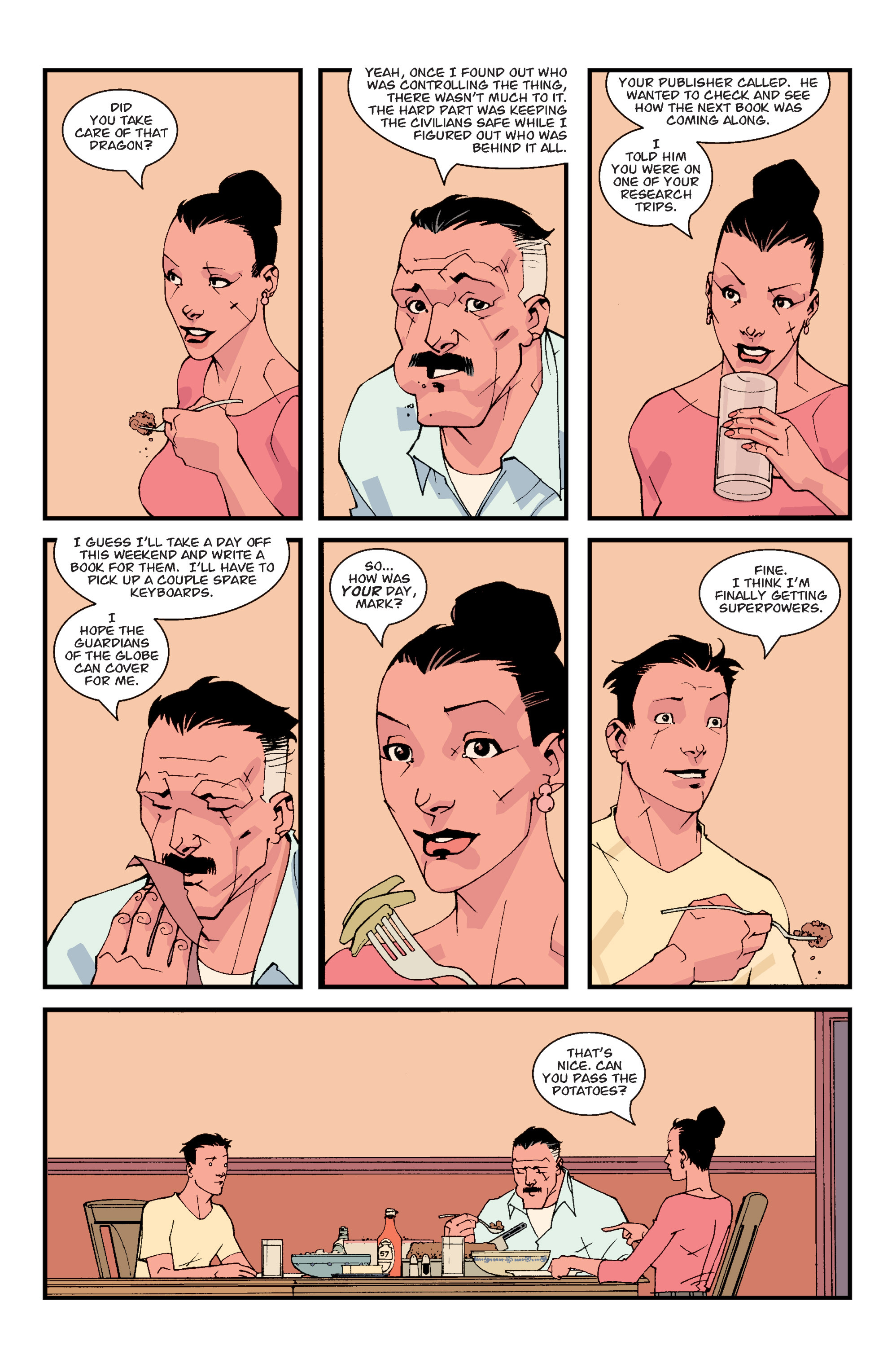 Read online Invincible comic -  Issue # _TPB 1 - Family matters - 17