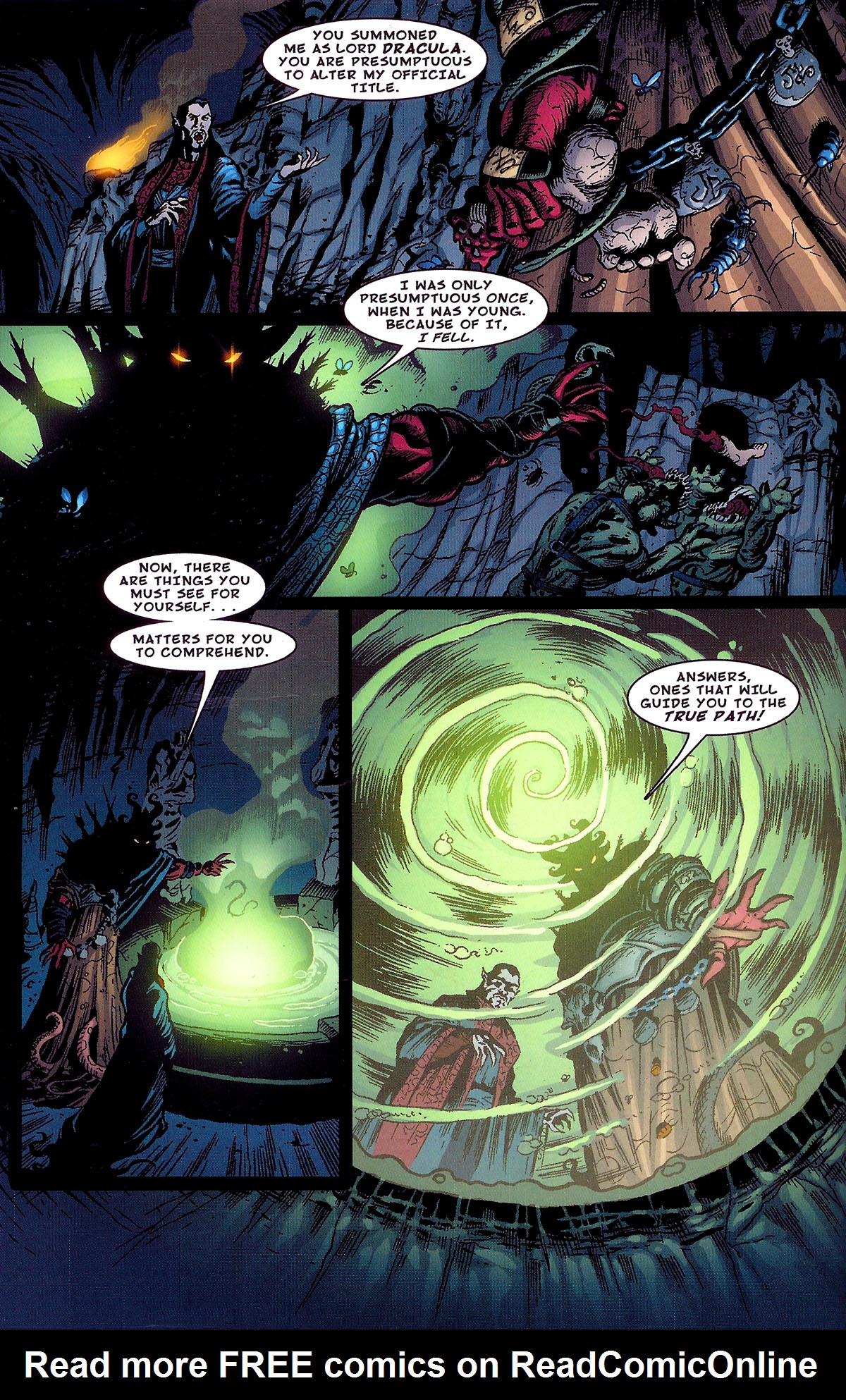 Read online Dracula vs King Arthur comic -  Issue #1 - 16