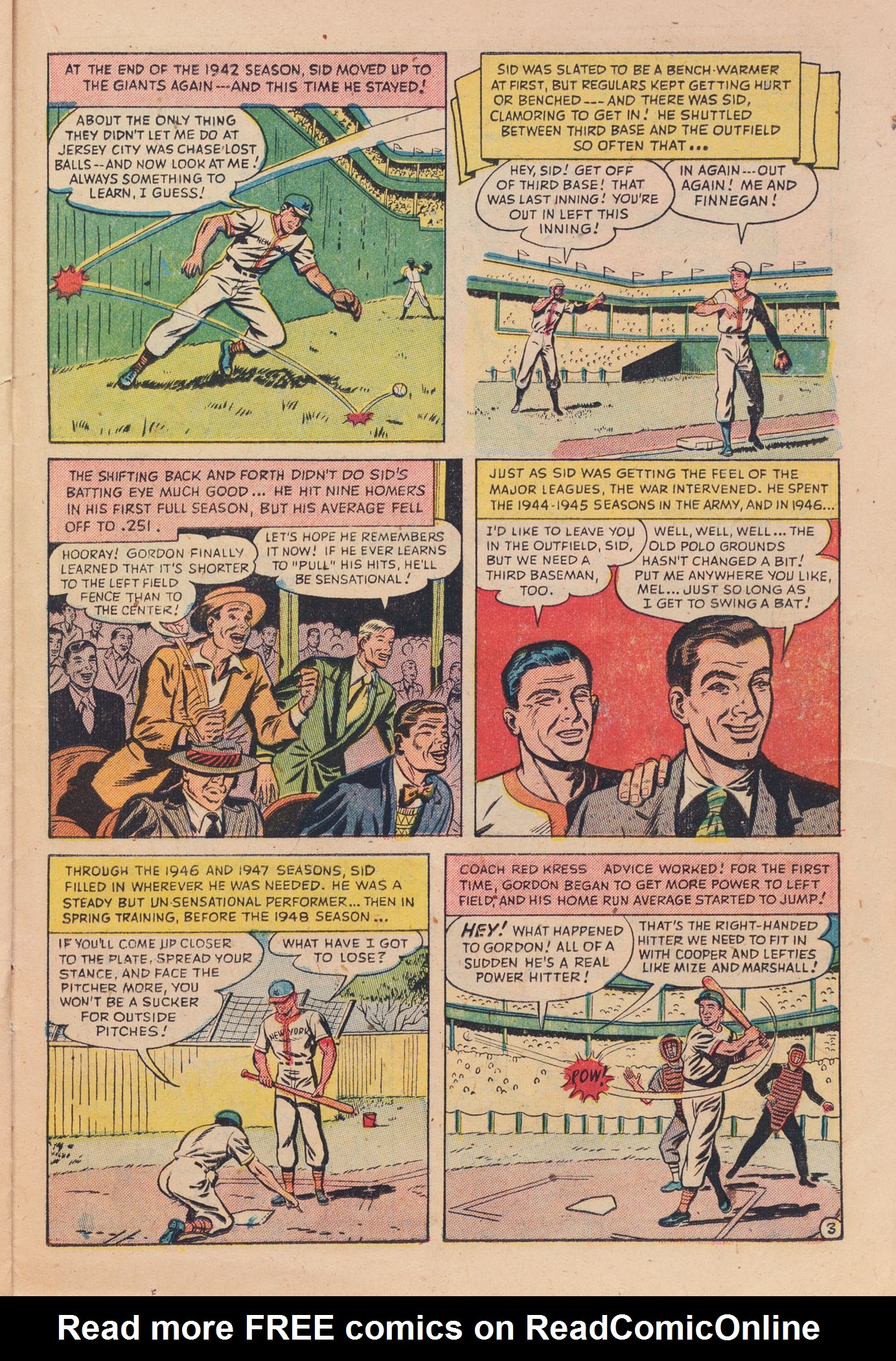 Read online Babe Ruth Sports Comics comic -  Issue #3 - 22