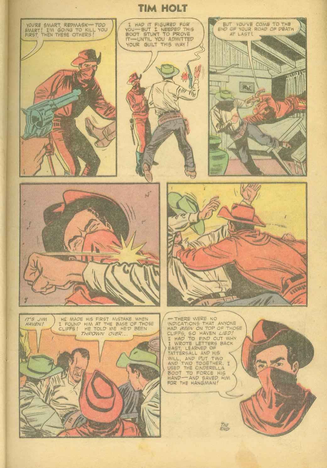 Read online Tim Holt comic -  Issue #34 - 9