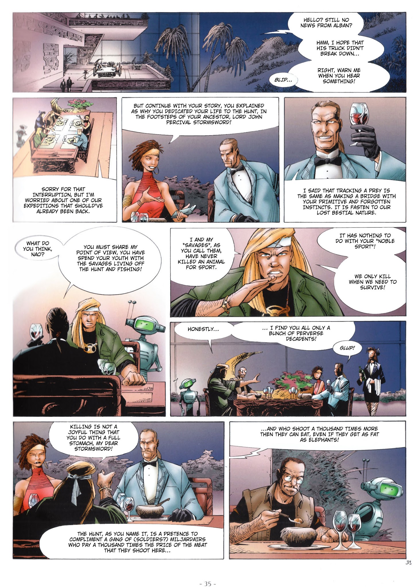 Read online Aquablue comic -  Issue #8 - 35