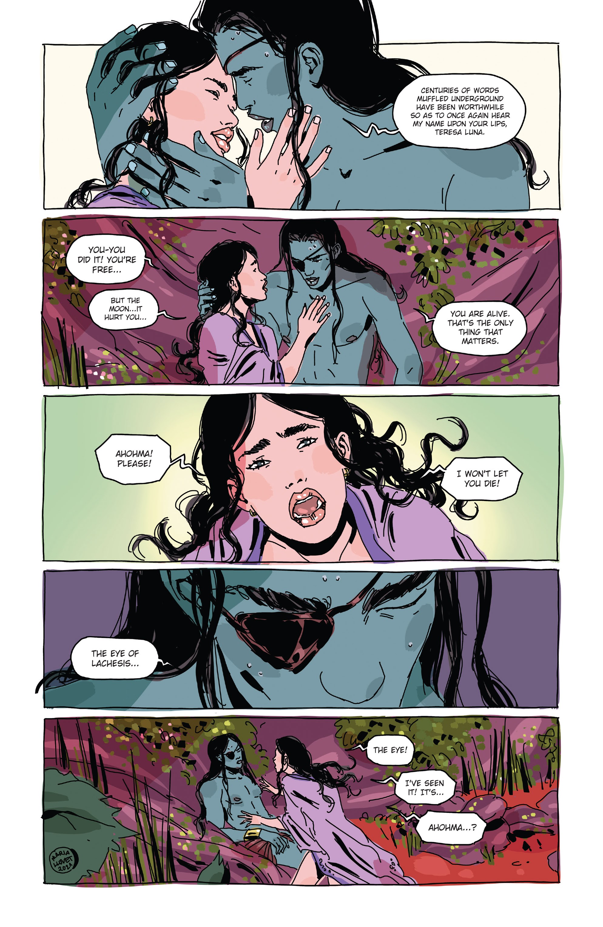 Read online Luna comic -  Issue #5 - 6