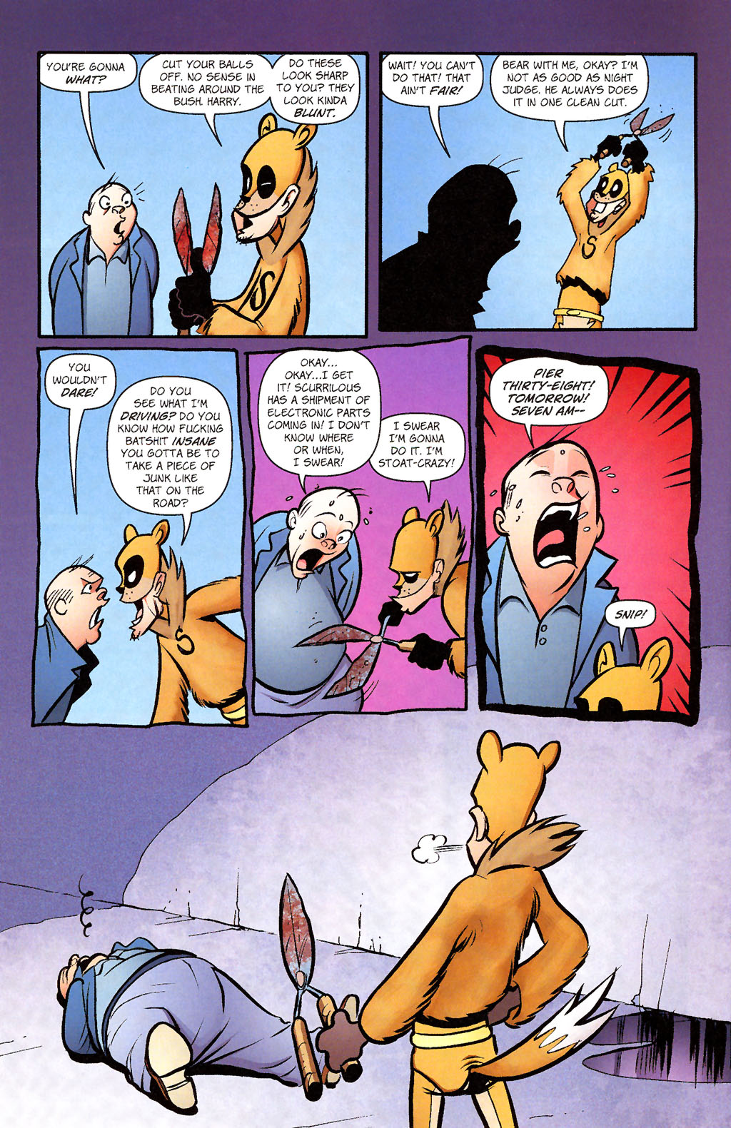 Read online Paul Jenkins' Sidekick comic -  Issue #3 - 4