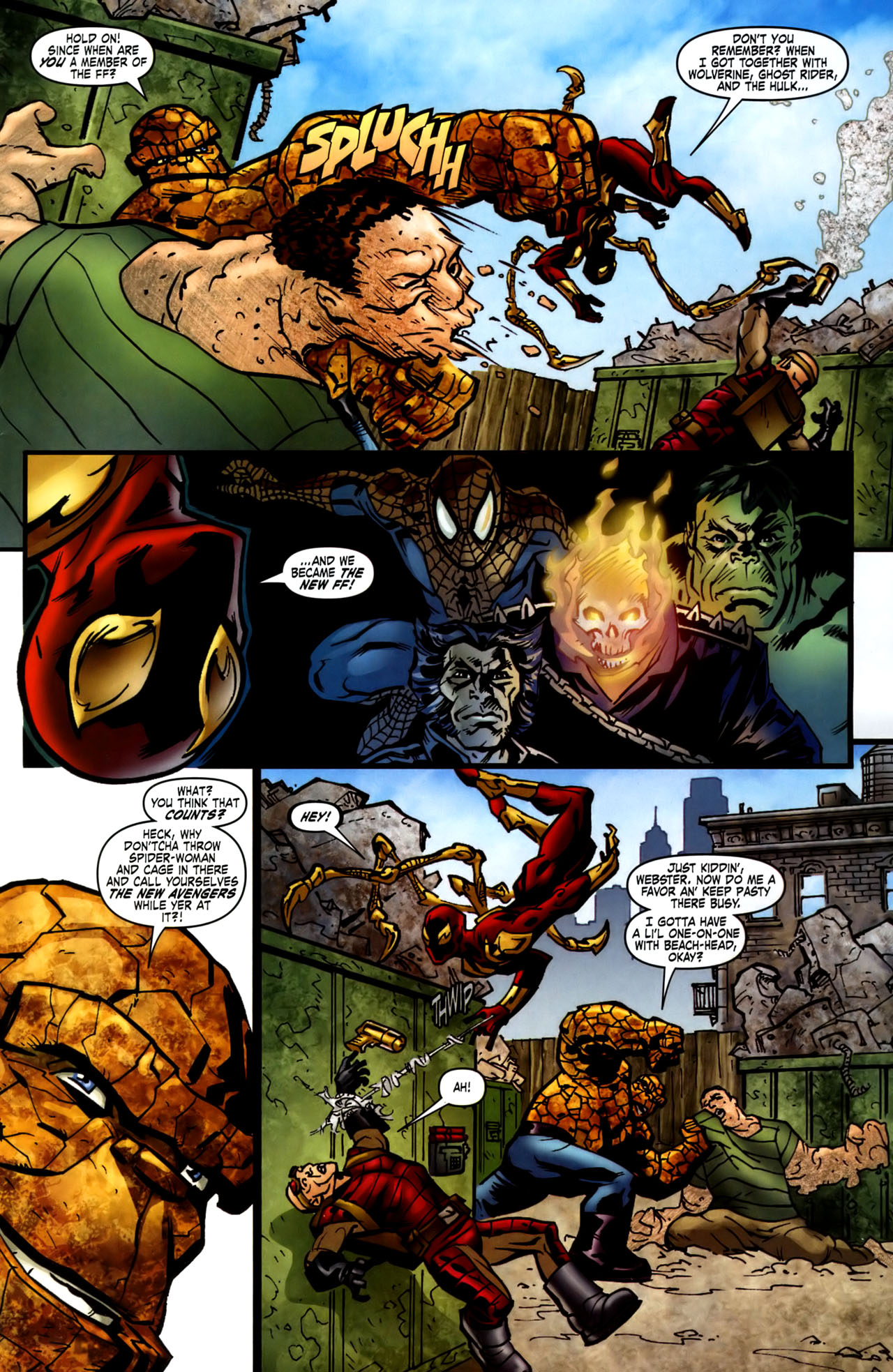 Read online The Thing (2006) comic -  Issue #6 - 7