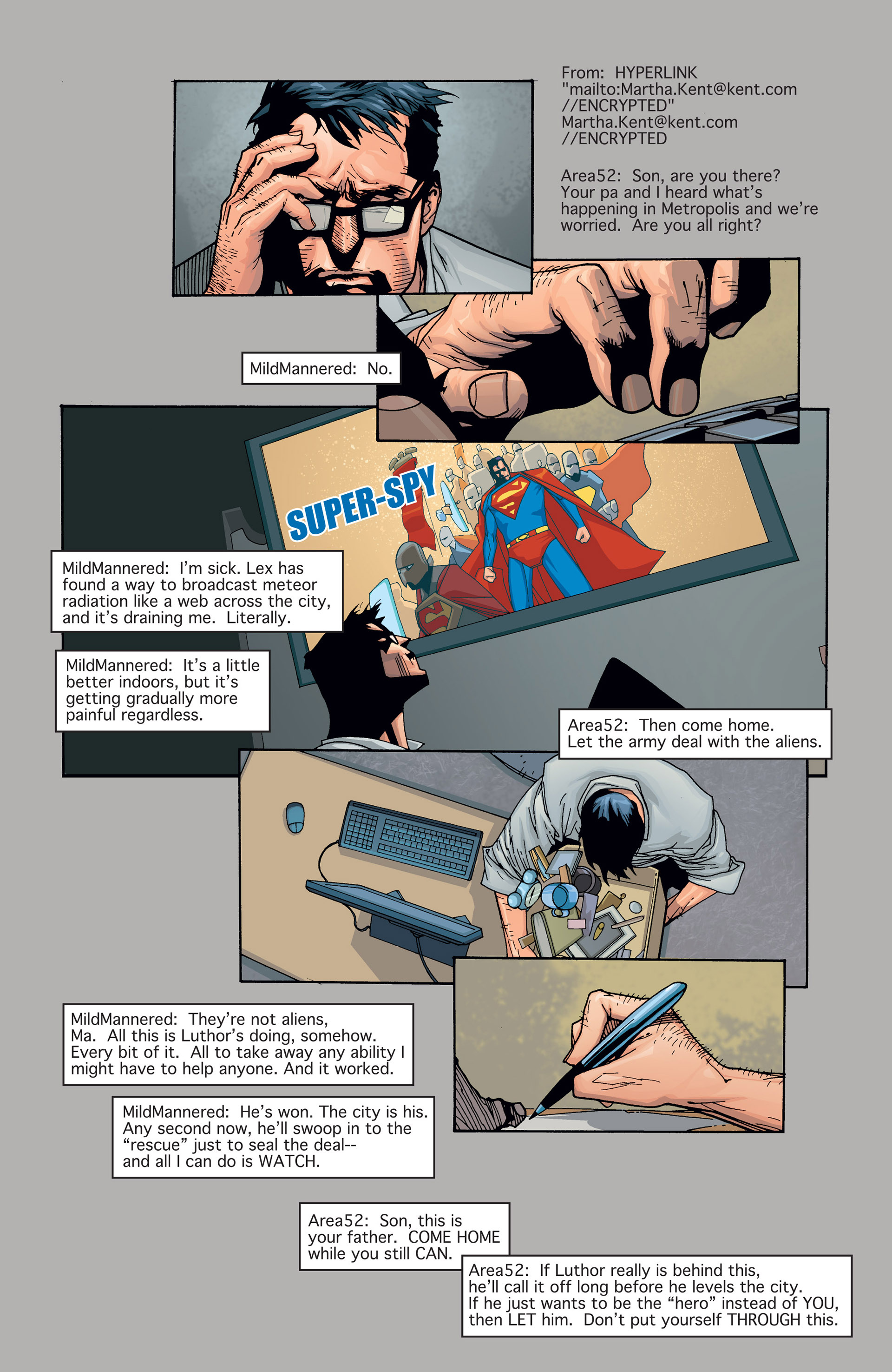 Read online Superman: Birthright (2003) comic -  Issue #10 - 16