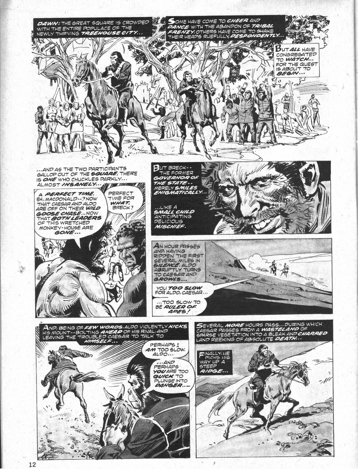 Read online Planet of the Apes comic -  Issue #22 - 12