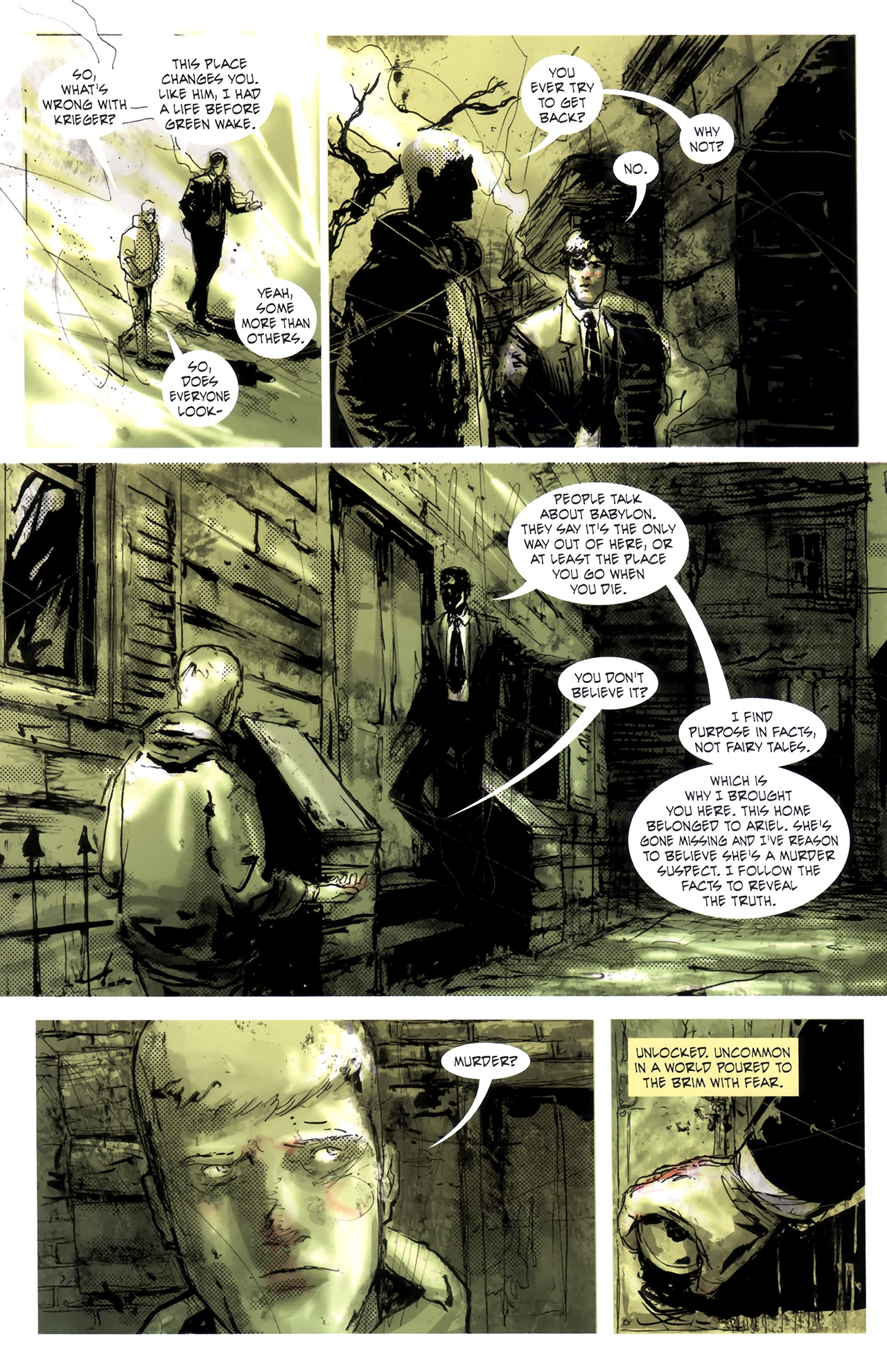 Read online Green Wake comic -  Issue #1 - 16