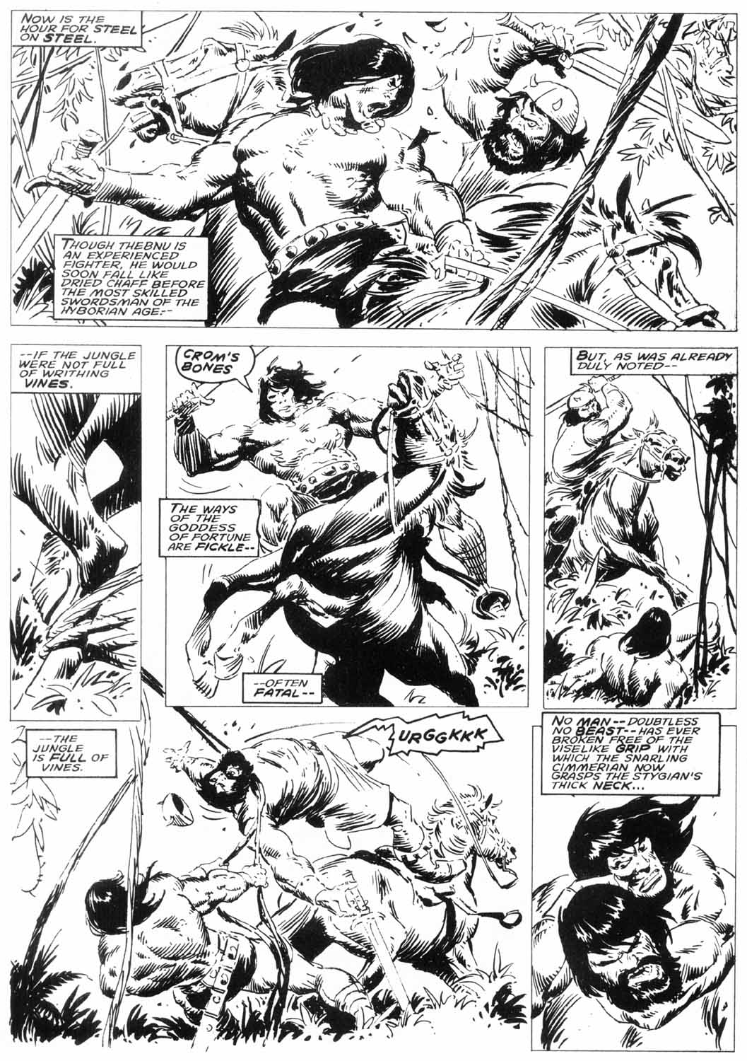 Read online The Savage Sword Of Conan comic -  Issue #225 - 34