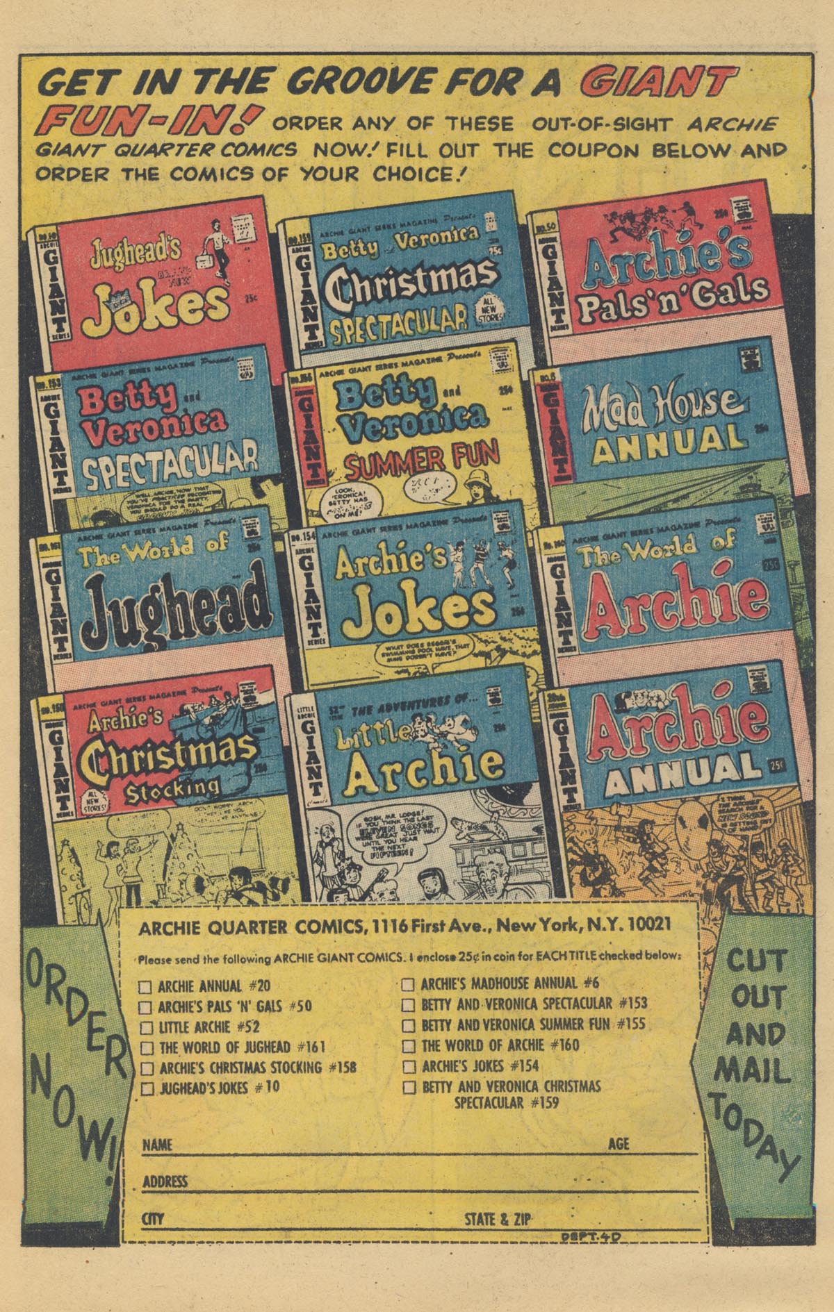 Read online Jughead (1965) comic -  Issue #166 - 19